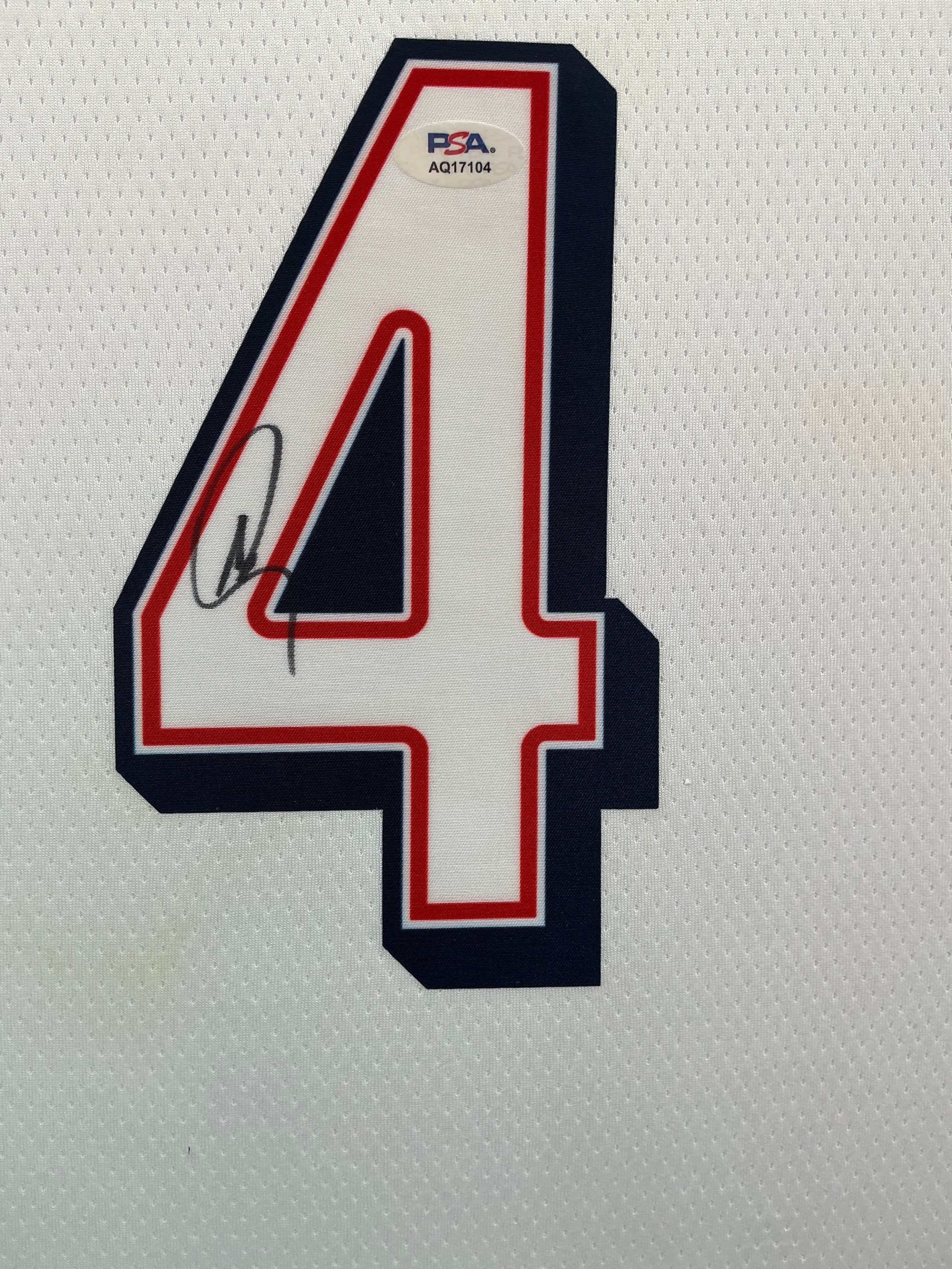 2024 Olympics USA Stephen Curry Signed Jersey Framed