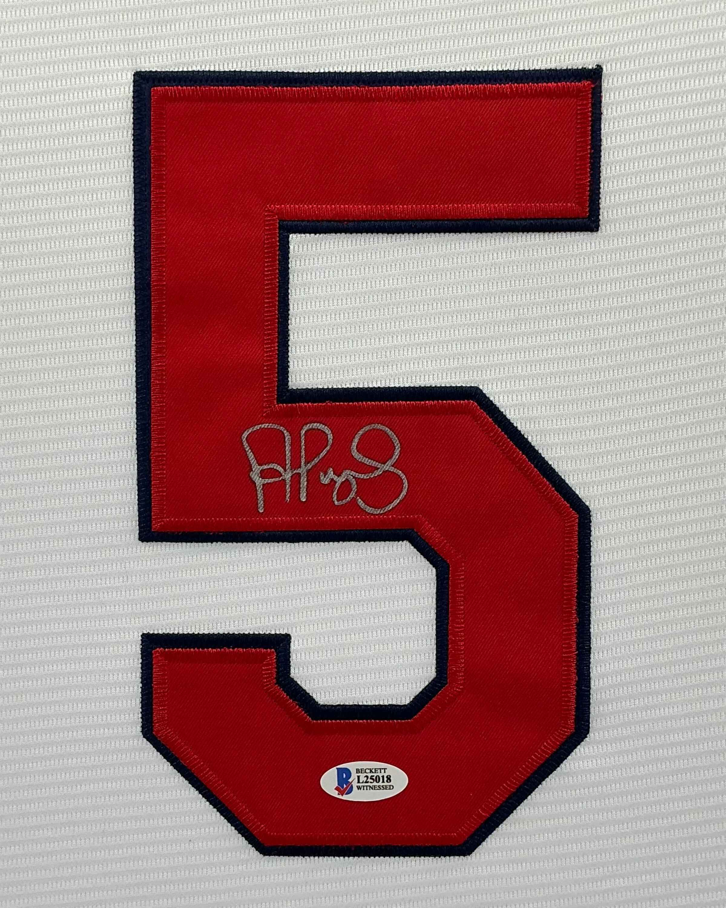 St. Louis Cardinals Albert Pujols Signed Jersey Framed