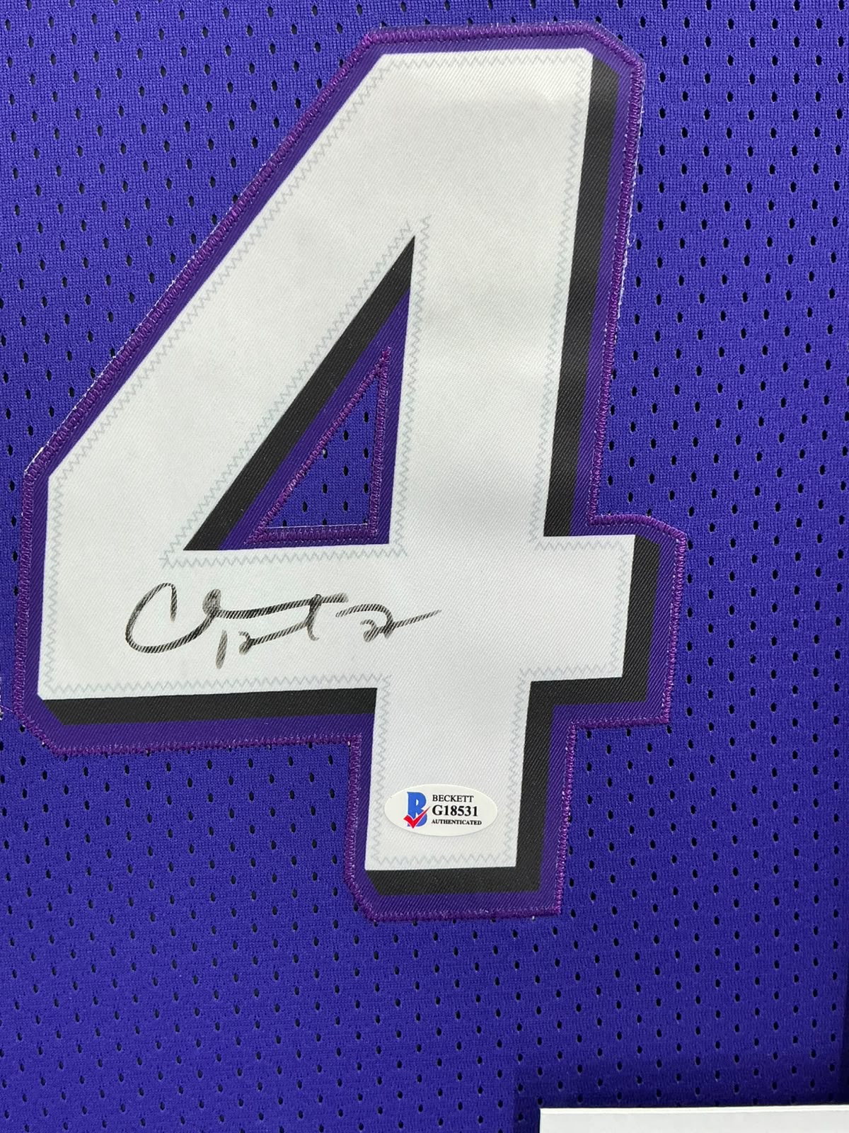 Phoenix Suns Charles Barkley Signed Jersey Framed