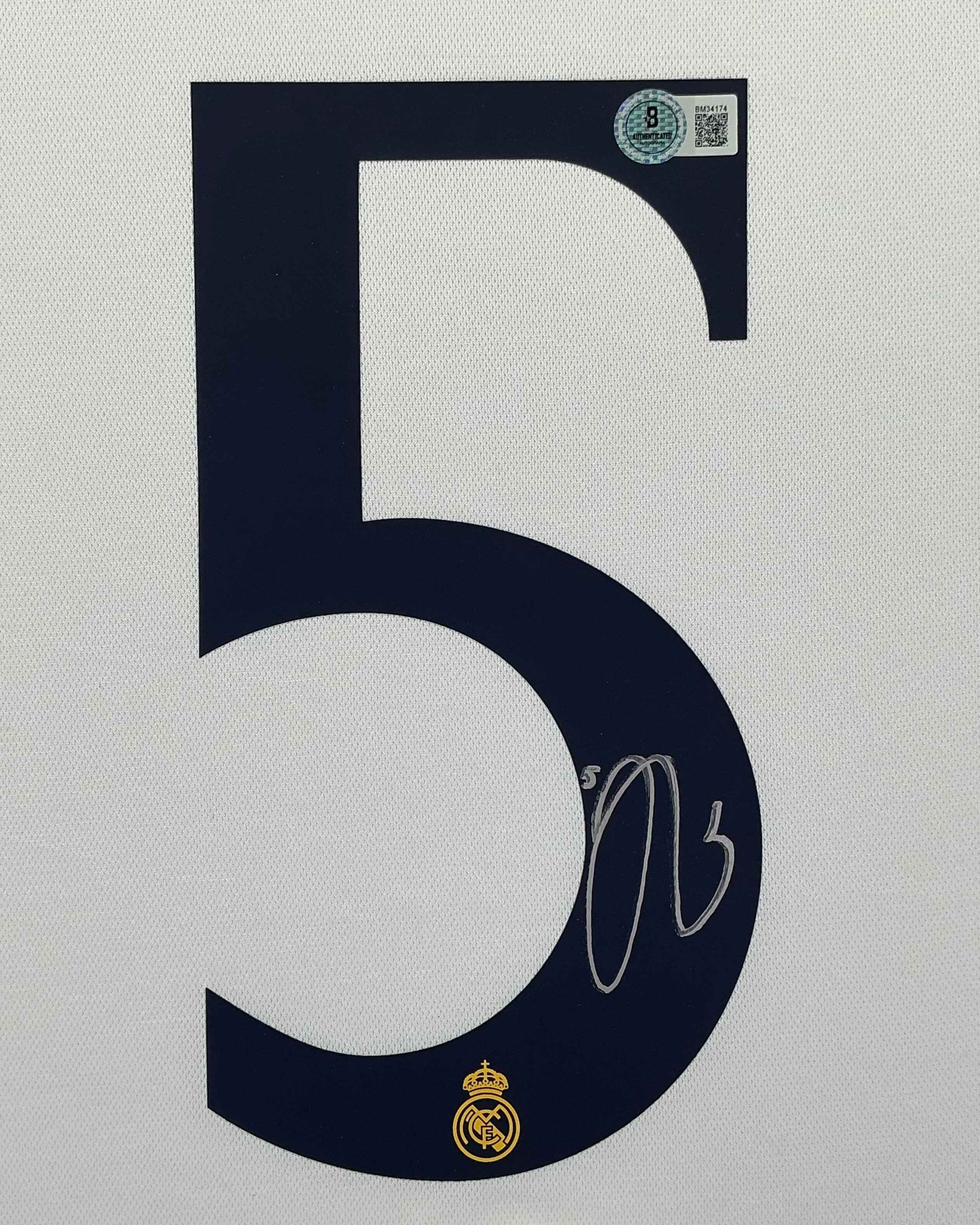 Real Madrid Jude Bellingham Signed Jersey Framed