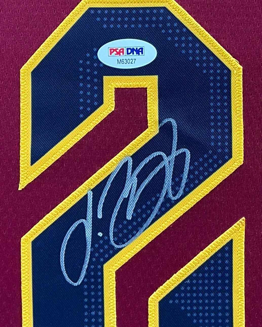 Cleveland Cavaliers LeBron James Signed Jersey Framed