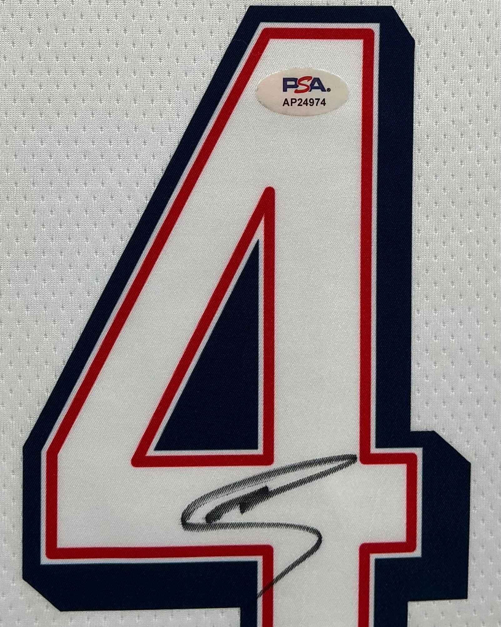 2024 Olympics USA Stephen Curry Signed Jersey Framed