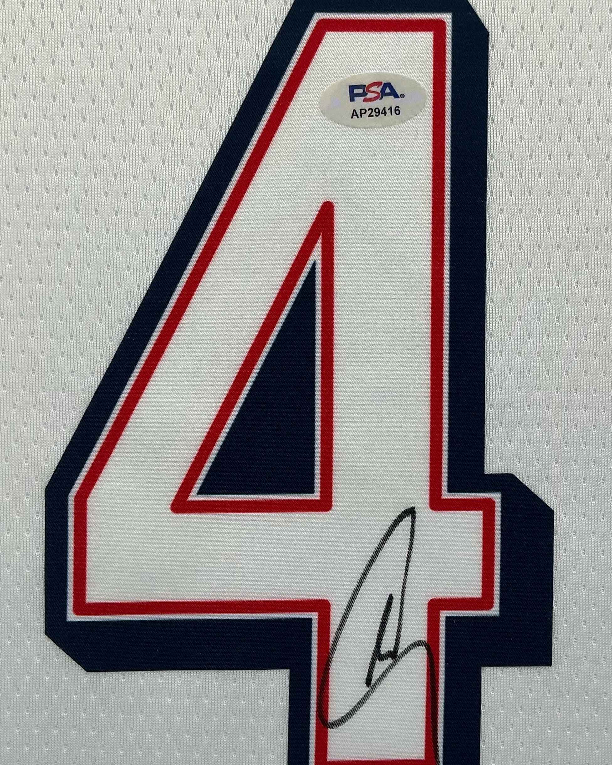 2024 Olympics USA Stephen Curry Signed Jersey Framed