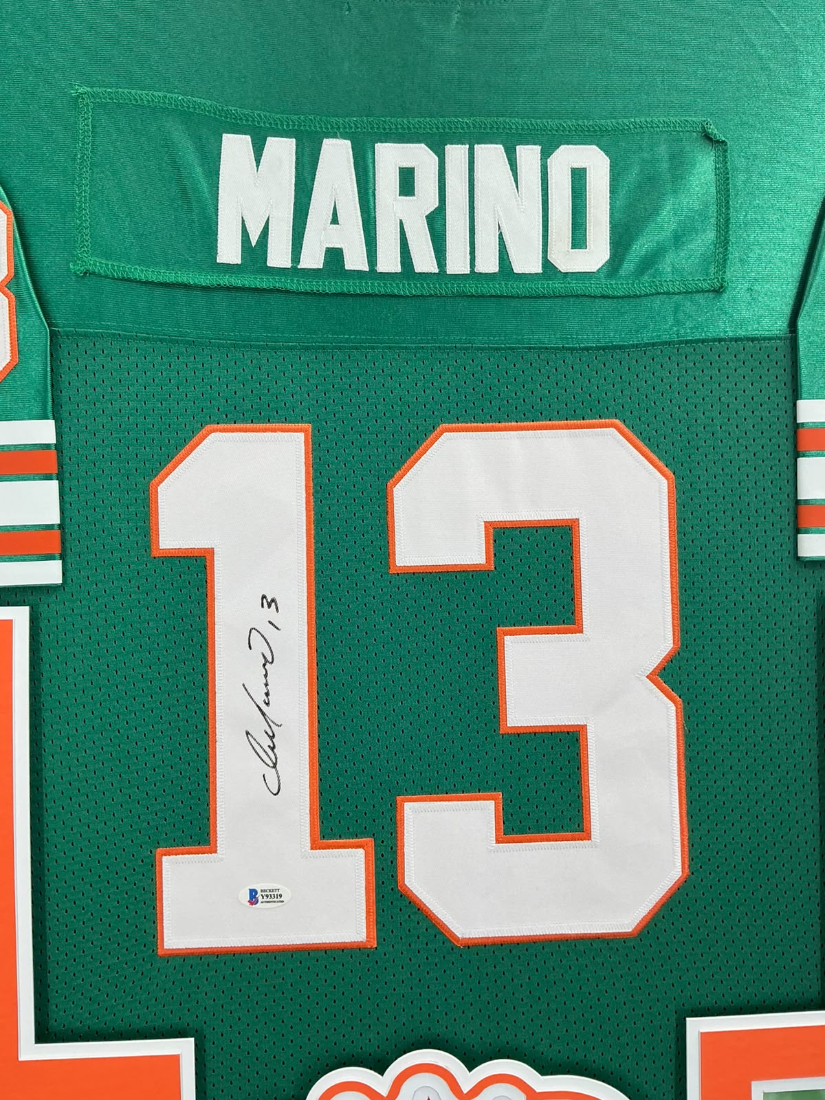 Dan Marino Signed Jersey Framed