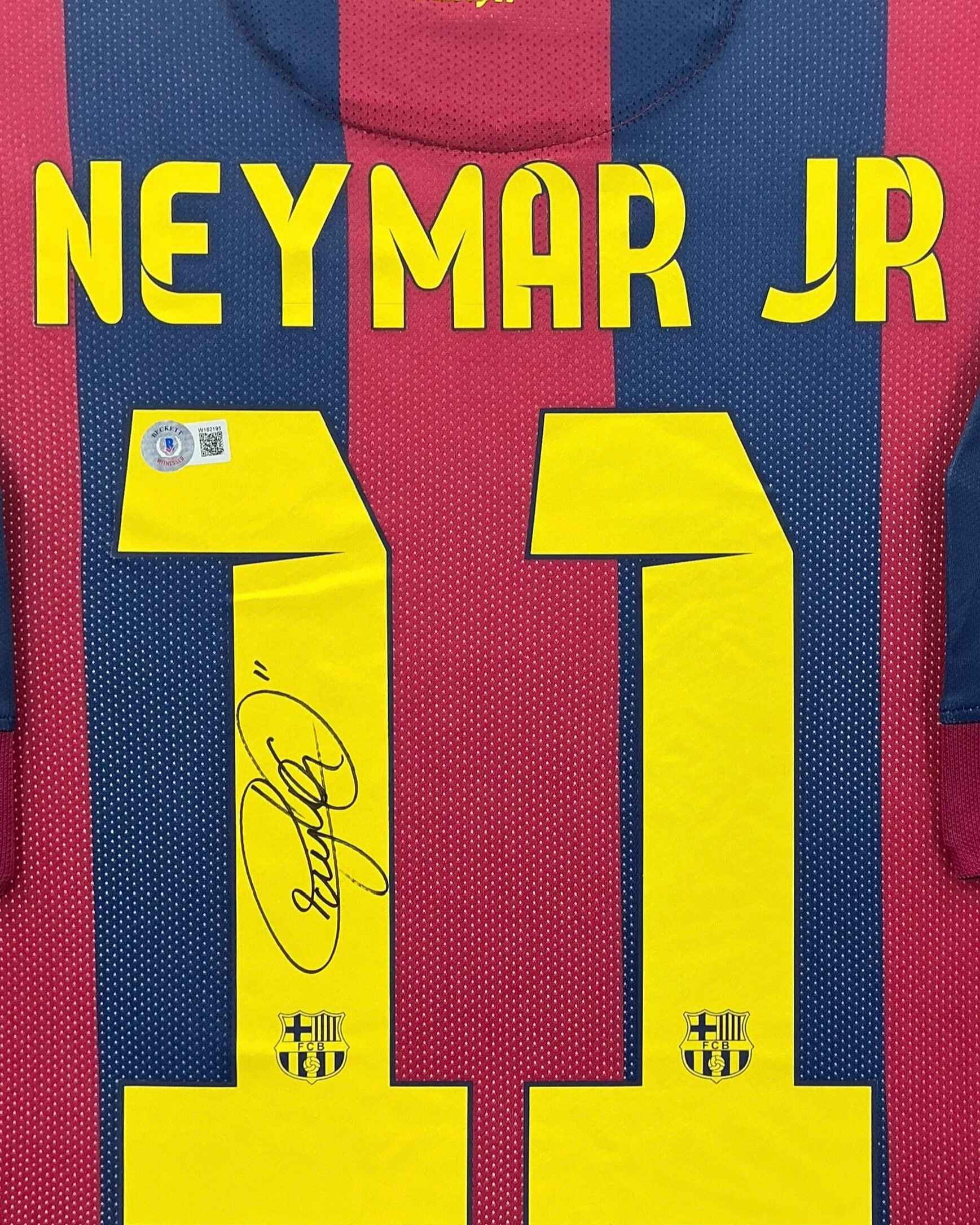 Barcelona Neymar Jr Signed Jersey Framed