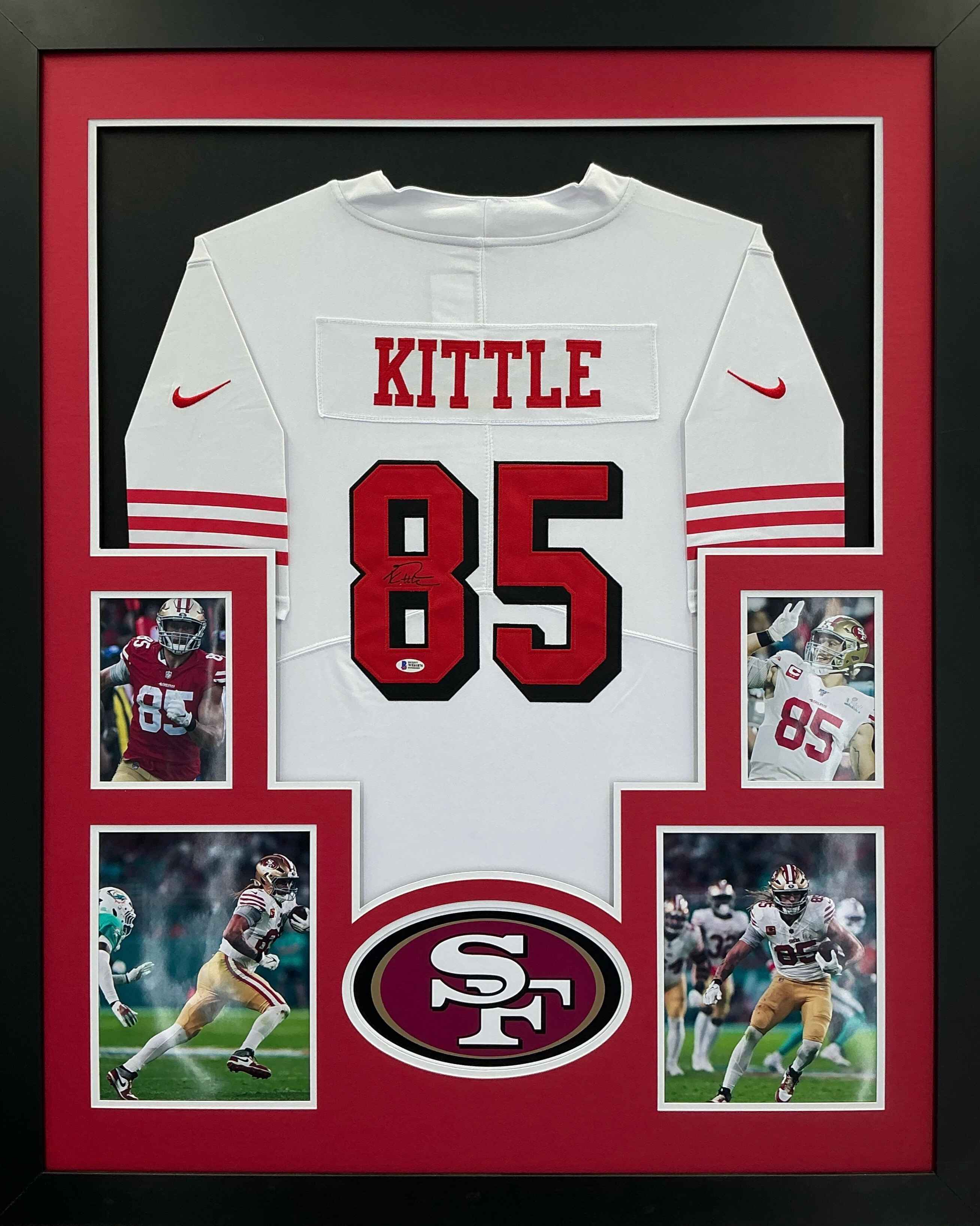 San Francisco 49ers George Kittle Signed Jersey Framed