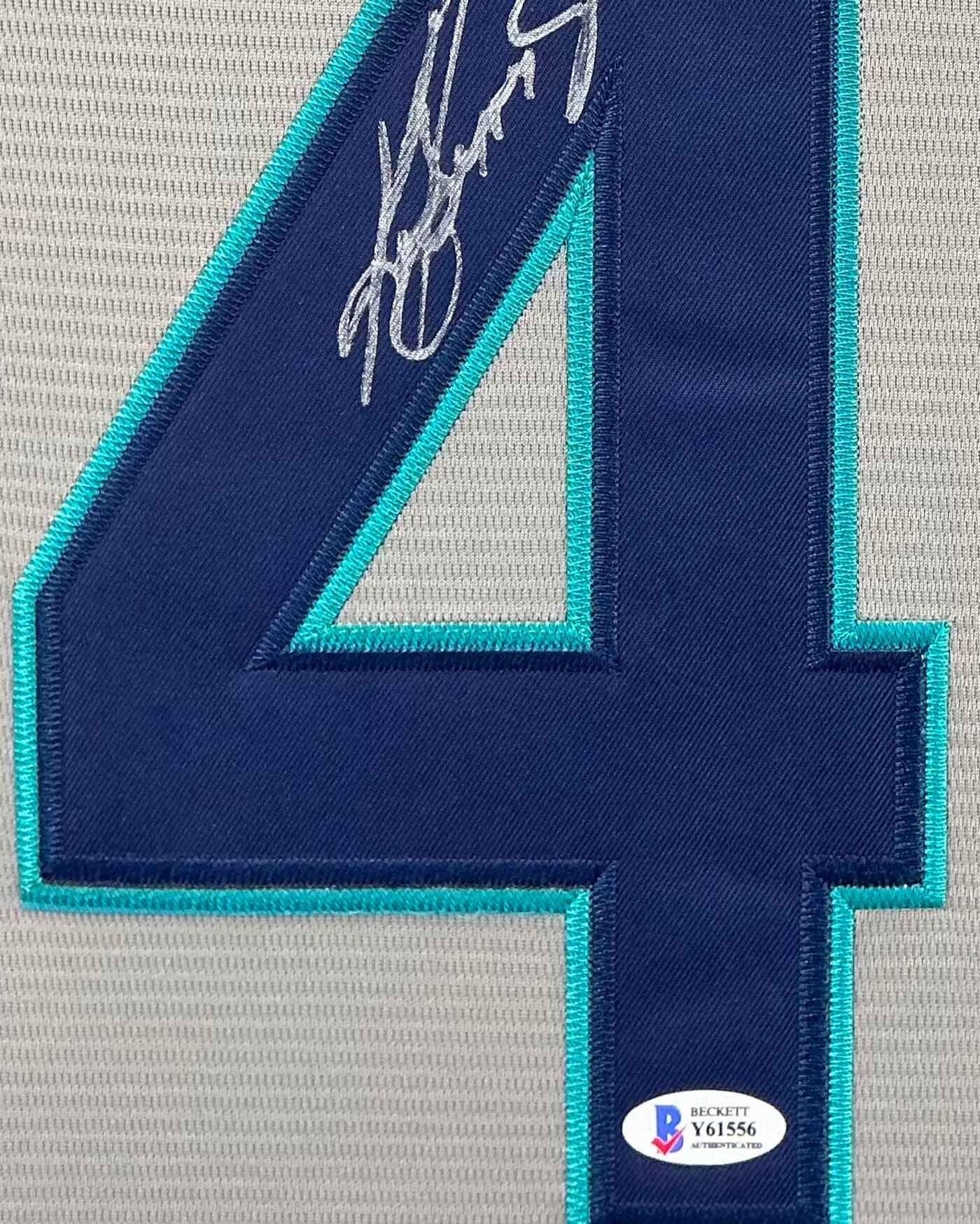 Seattle Mariners Ken Griffey Jr Signed Jersey Framed