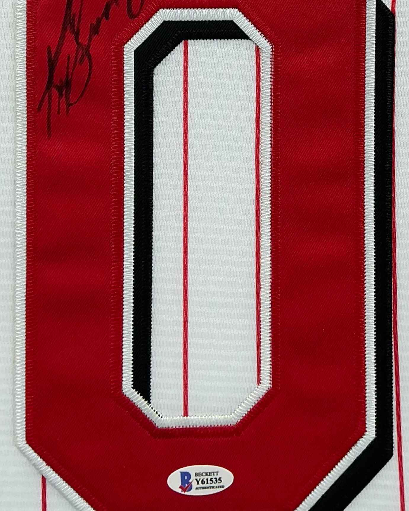Cincinnati Reds Ken Griffey Jr Signed Jersey Framed