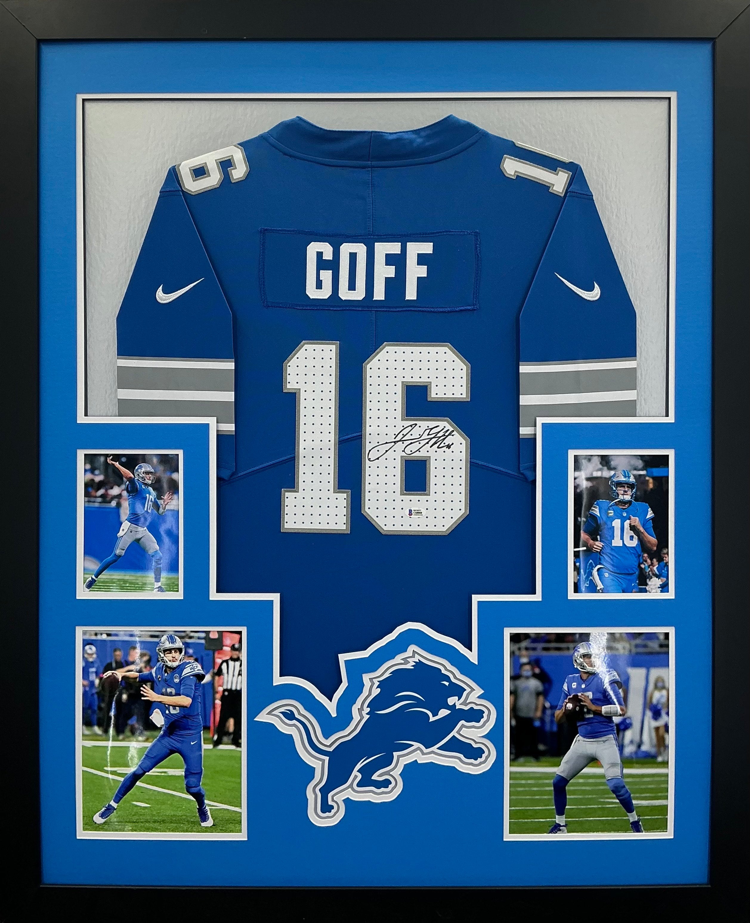 Detroit Lions Jared Goff Signed Jersey