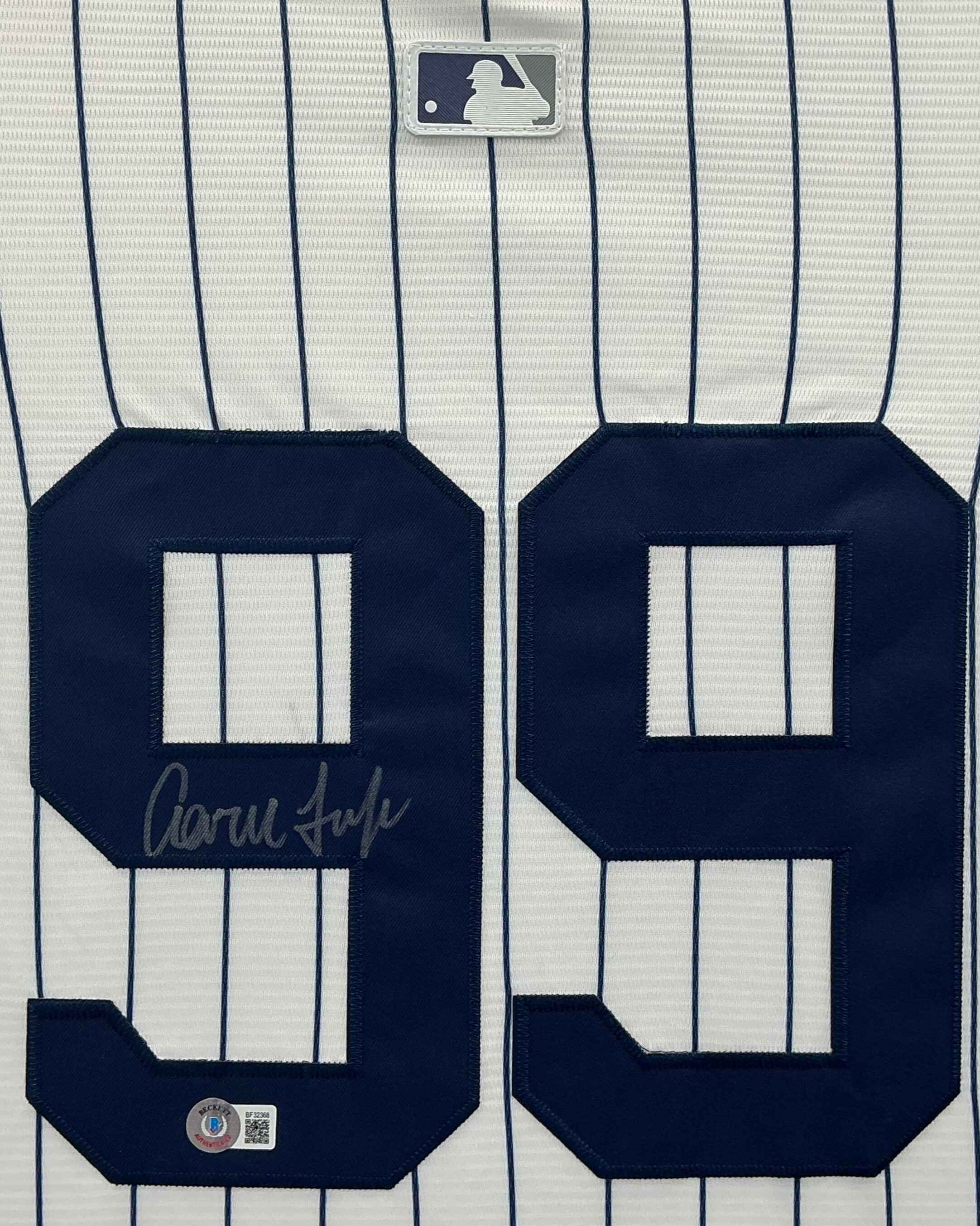 New York Yankees Aaron Judge Signed Jersey Framed