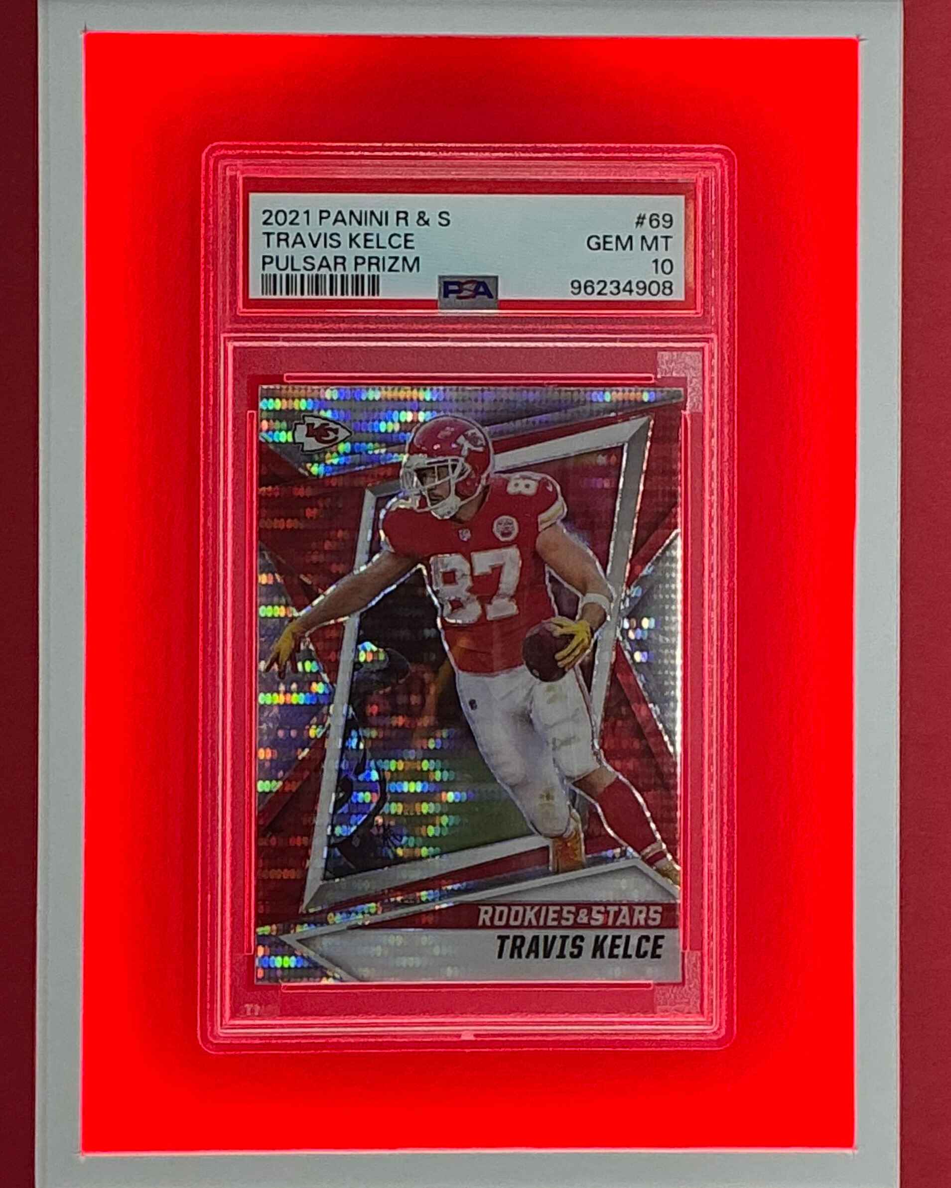 Kansas City Chiefs Travis Kelce Signed Jersey Framed