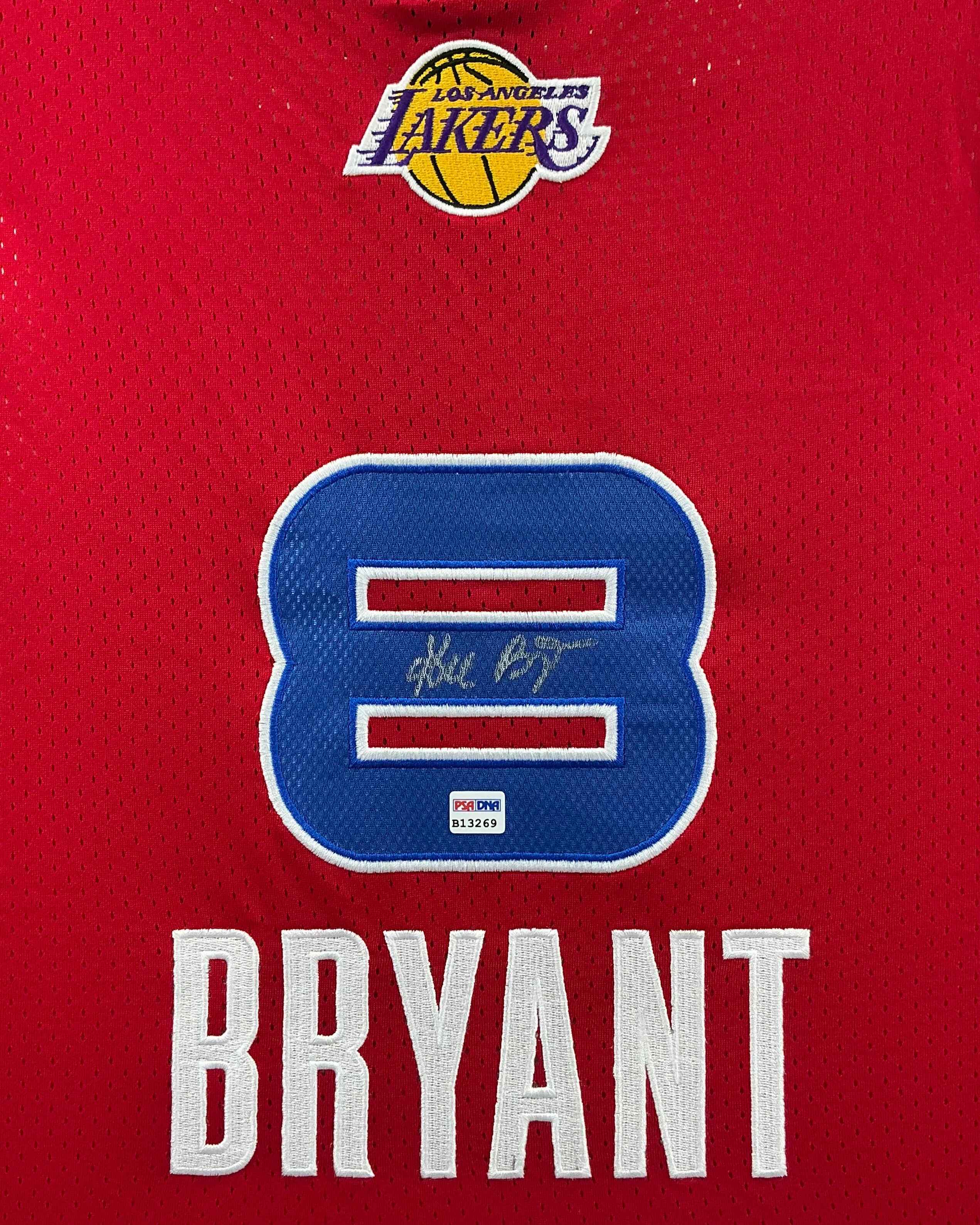 2006 NBA All Star Kobe Bryant Signed Jersey Framed