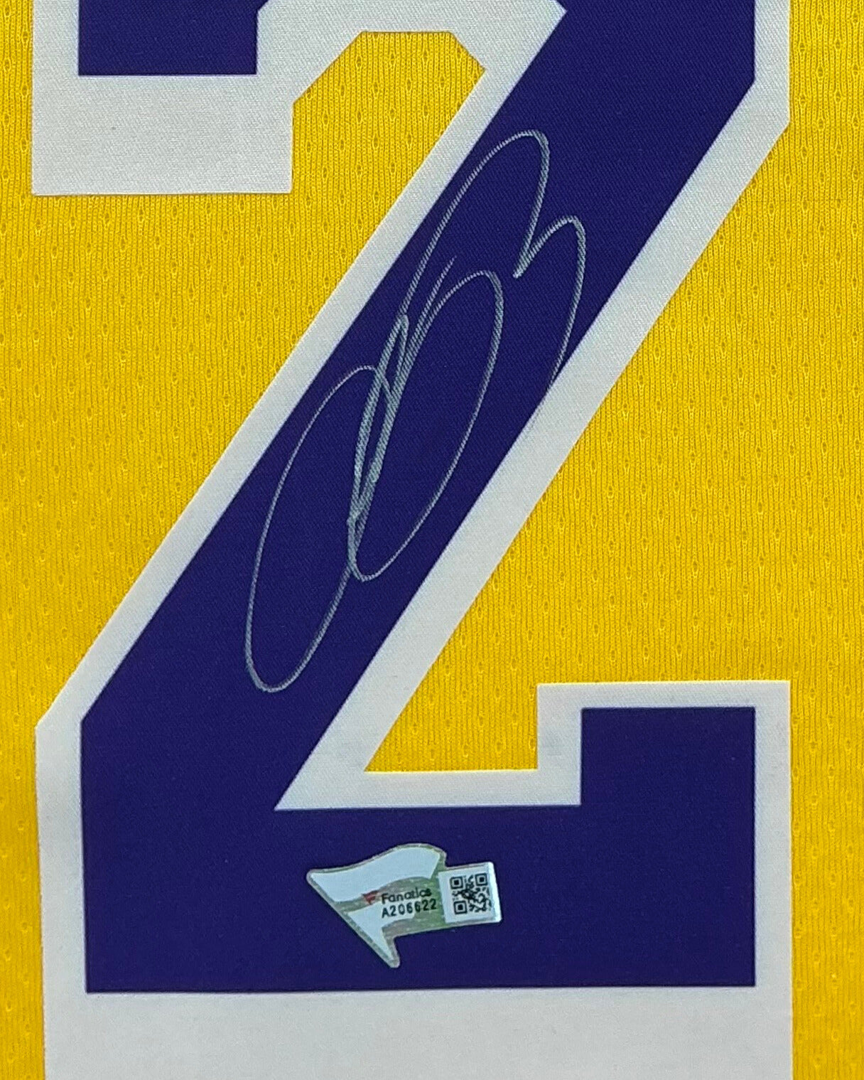 Los Angeles Lakers LeBron James Signed Jersey Framed