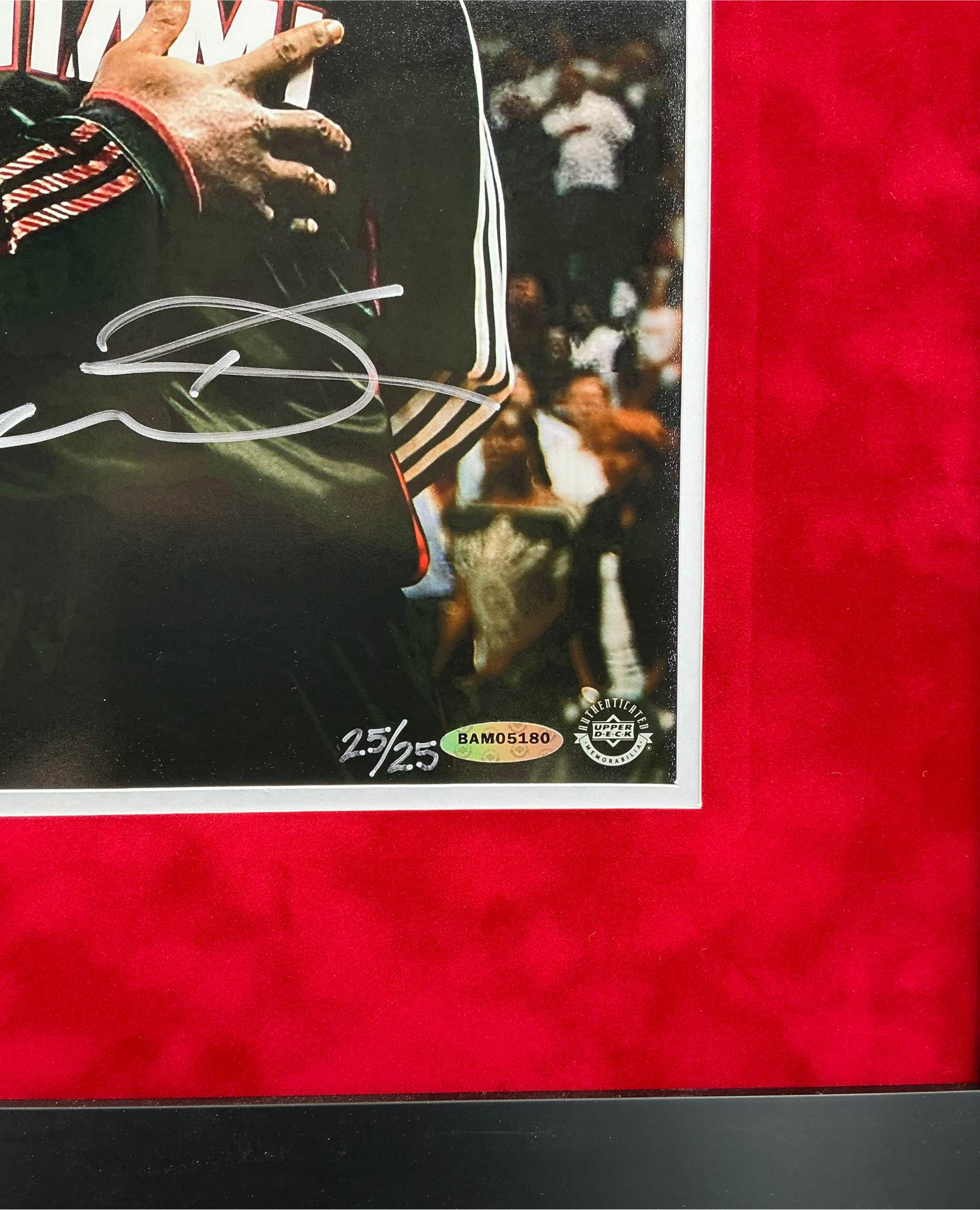 Dwyane Wade & LeBron James Signed Poster Framed