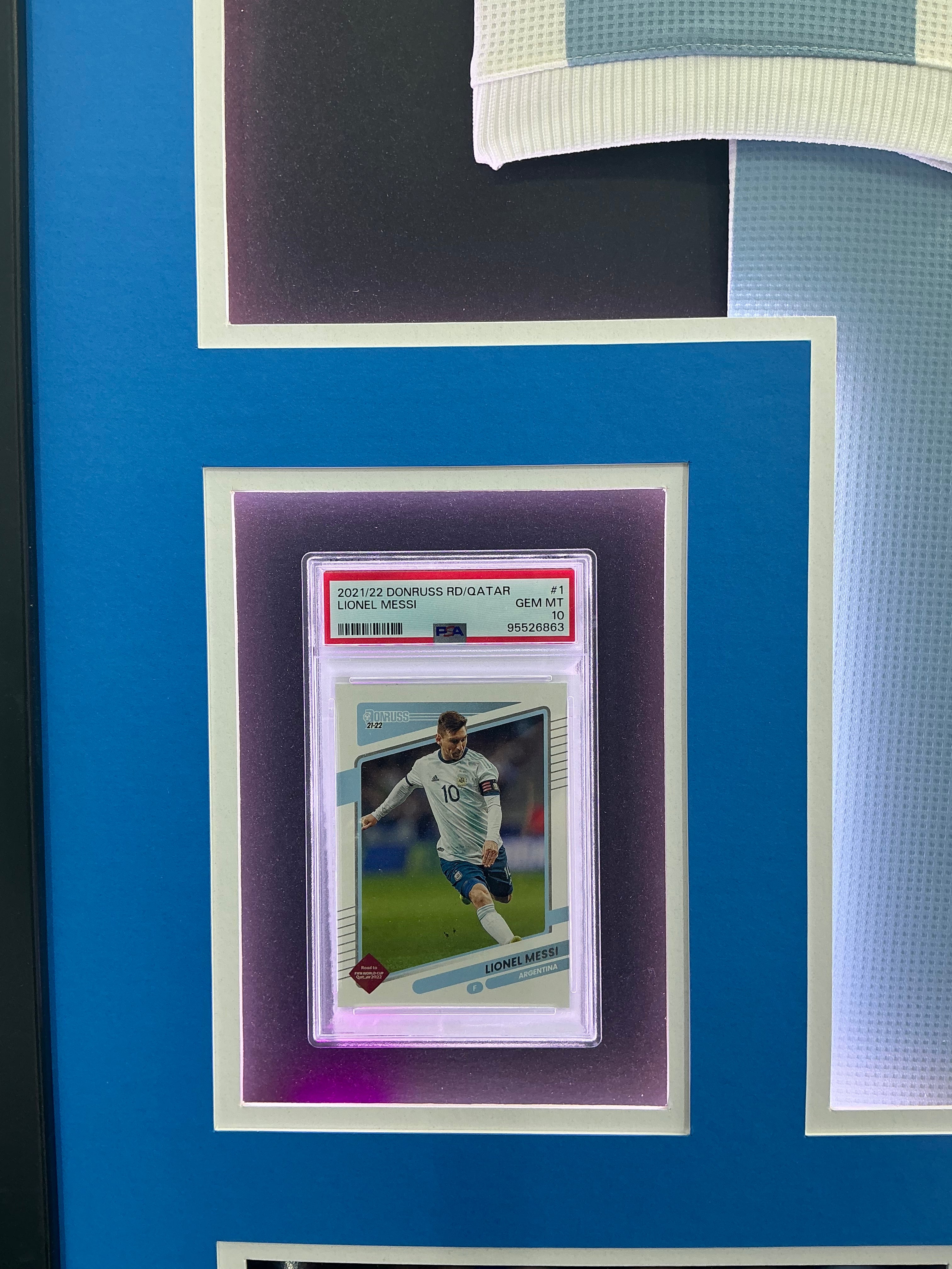 Argentina Lionel Messi Signed Jersey Framed