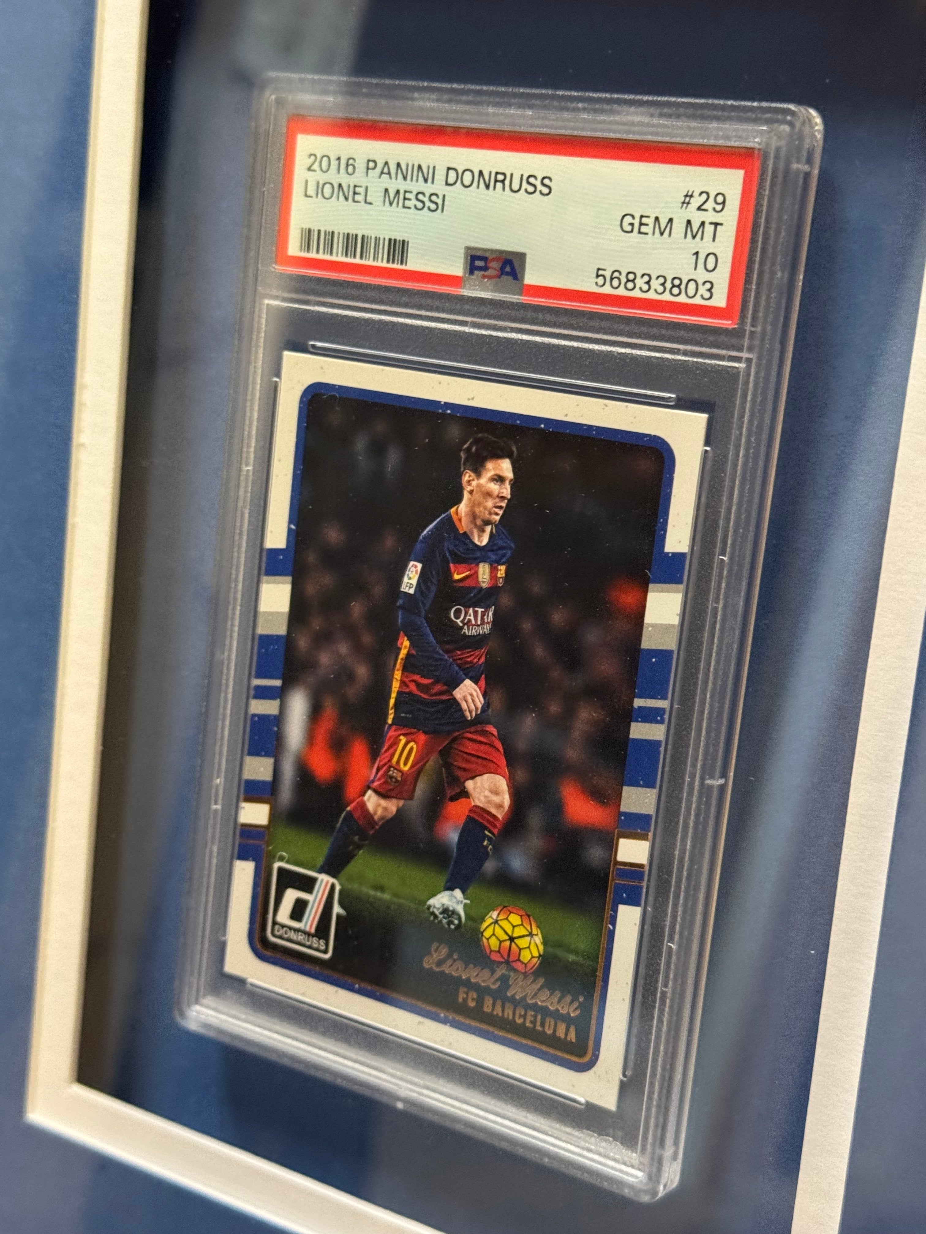 Barcelona Lionel Messi Signed Jersey Framed