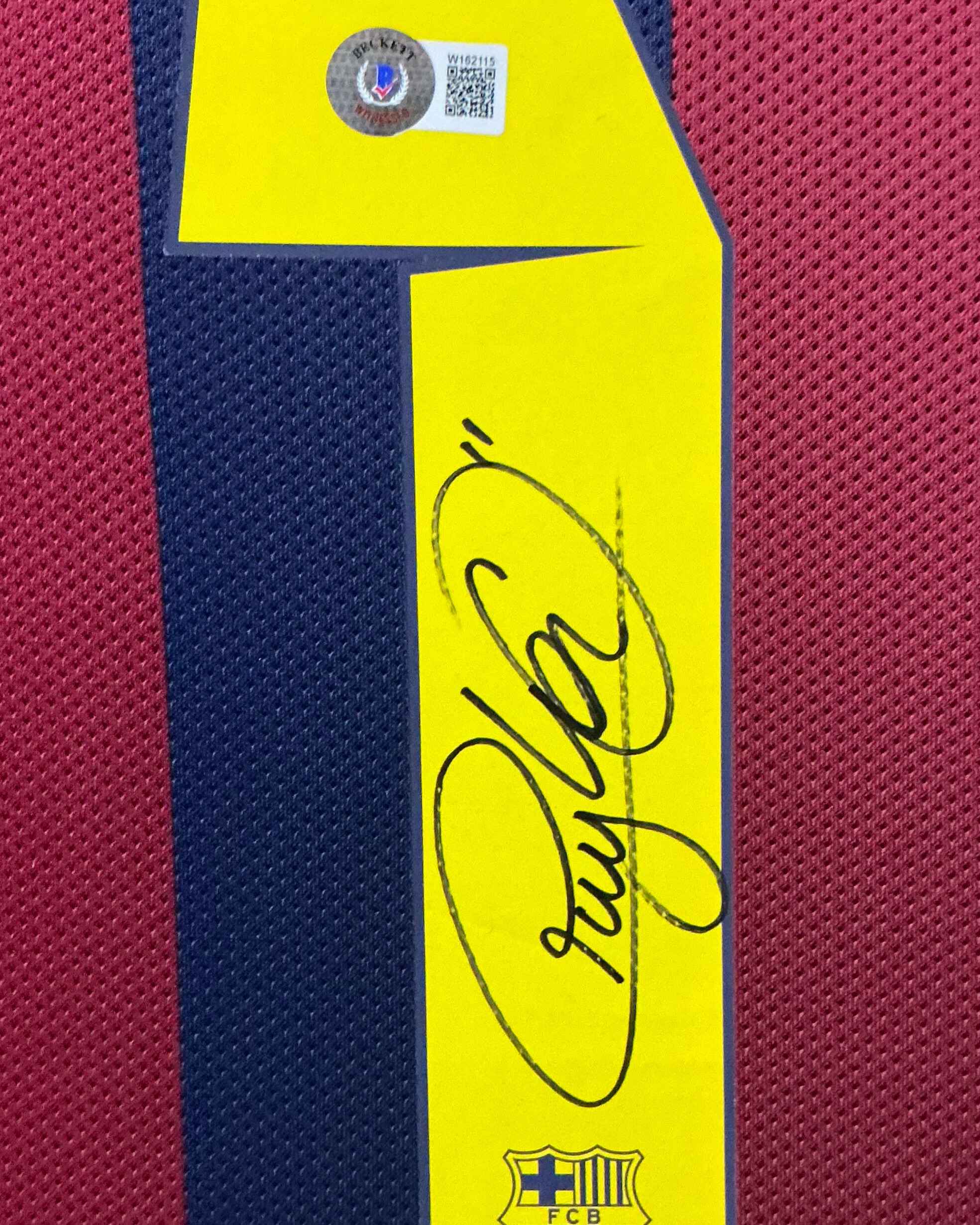 Barcelona Neymar Jr Signed Jersey Framed