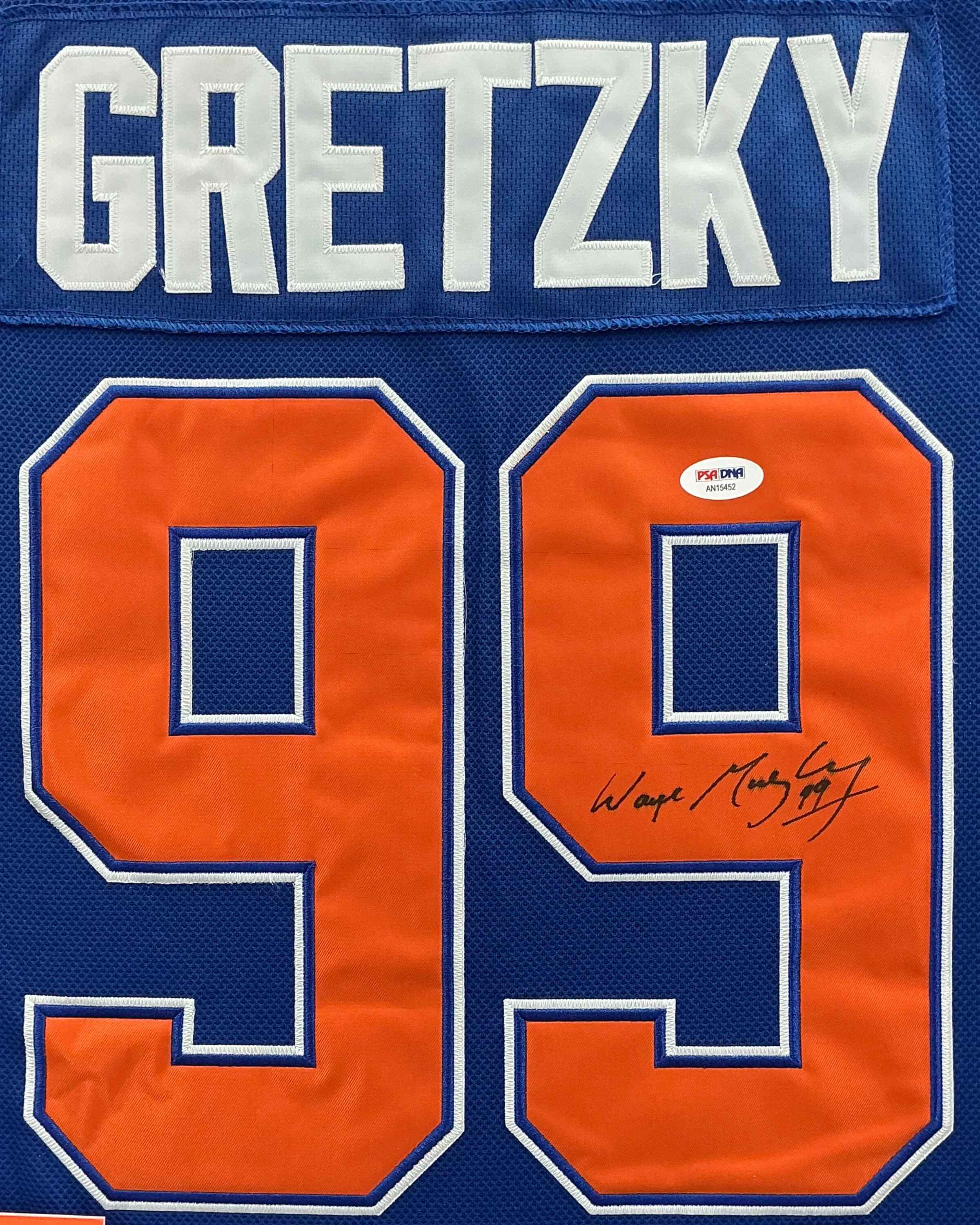Edmonton Oilers Wayne Gretzky Signed Jersey Framed