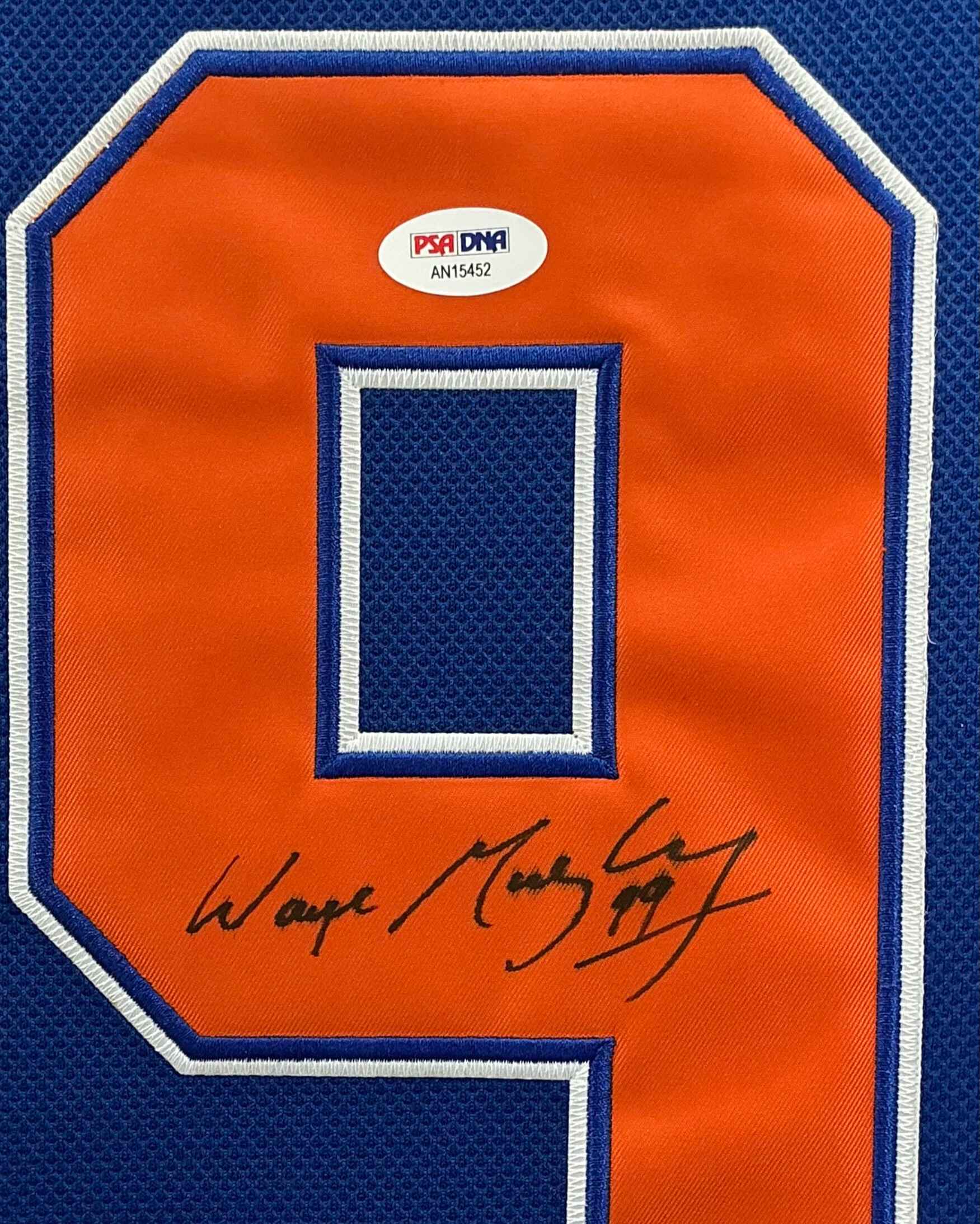 Edmonton Oilers Wayne Gretzky Signed Jersey Framed