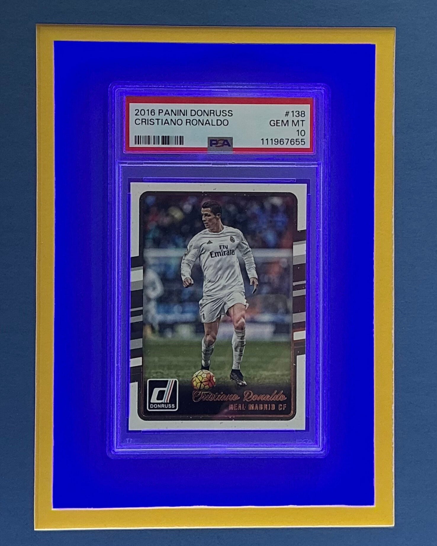 Real Madrid Cristiano Ronaldo Signed Jersey Framed