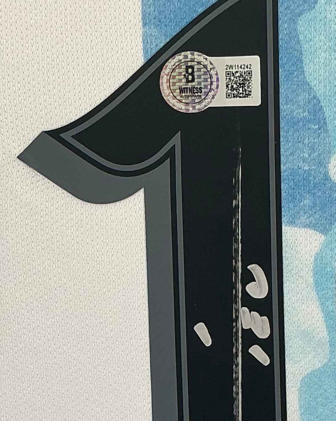 2021 Copa America Argentina Lionel Messi Signed Jersey Framed