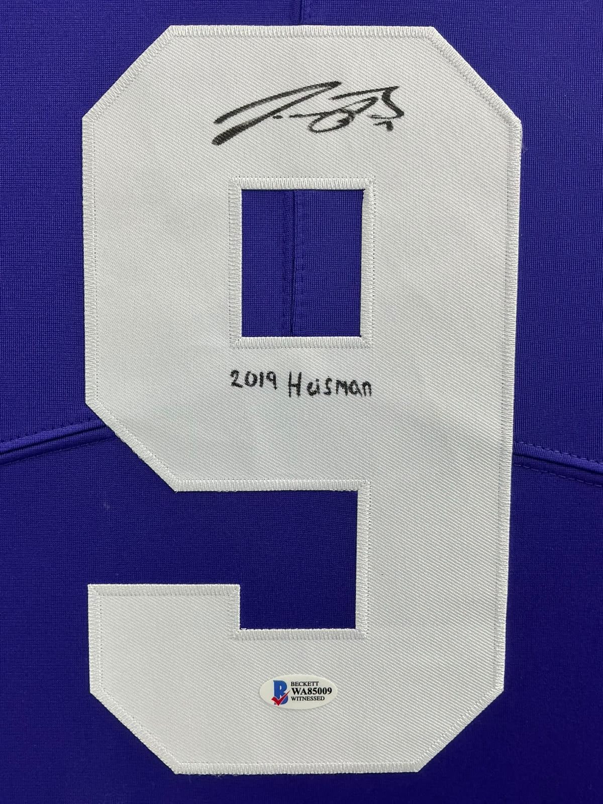 LSU Tigers Joe Burrow Signed Jersey Framed