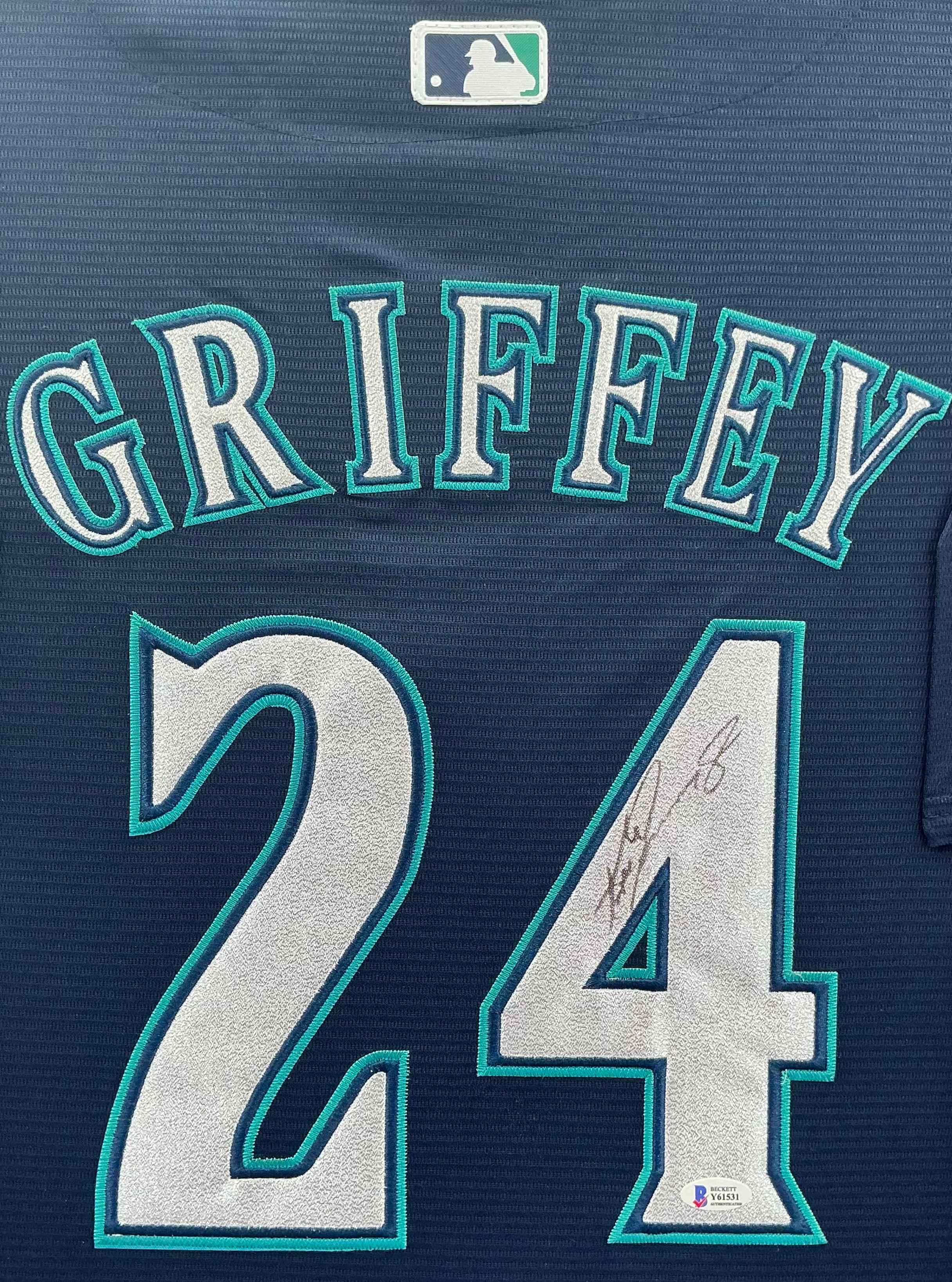 Seattle Mariners Ken Griffey Jr Signed Jersey Framed