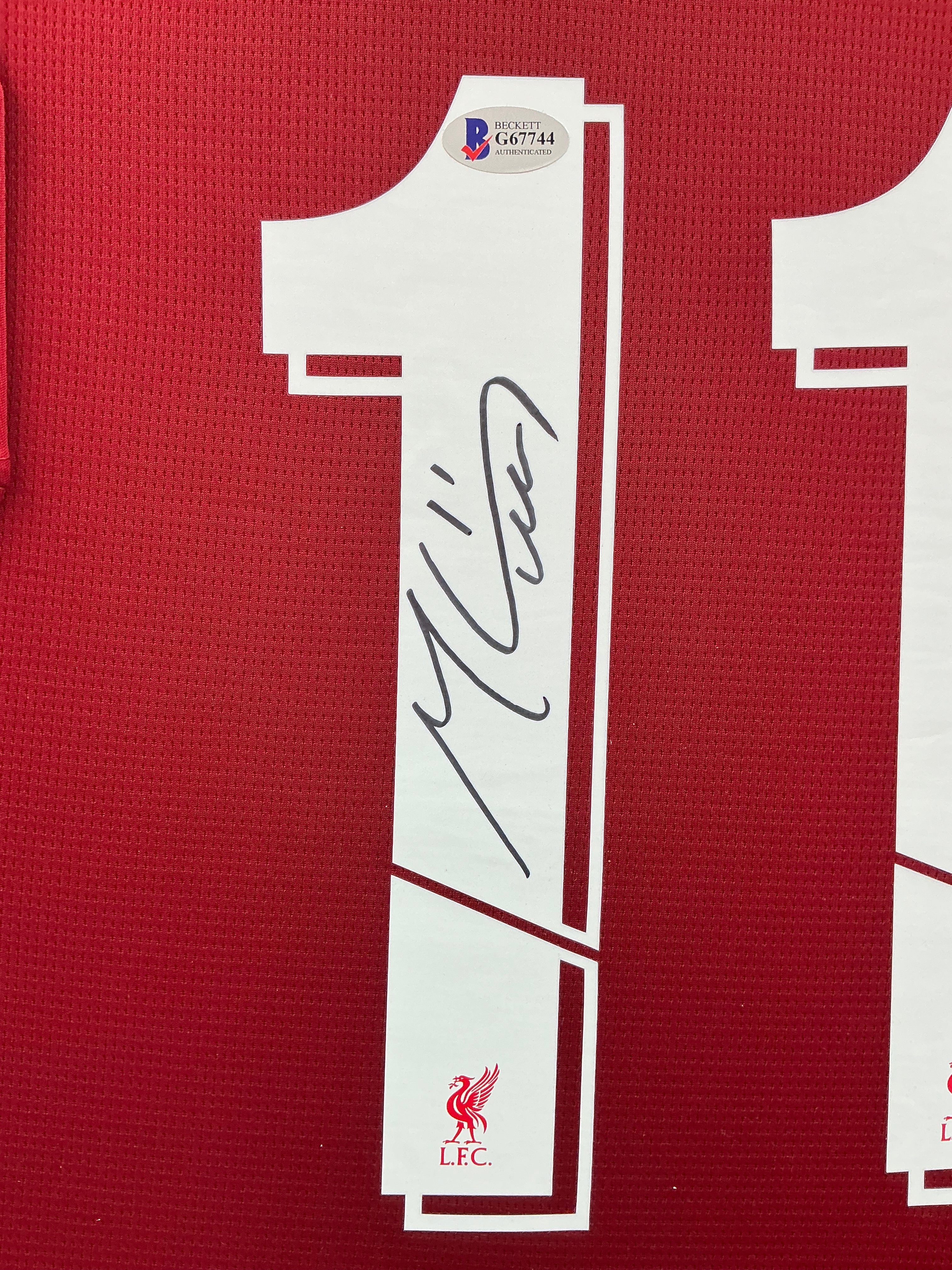 Liverpool Mohamed Salah Signed Jersey Framed