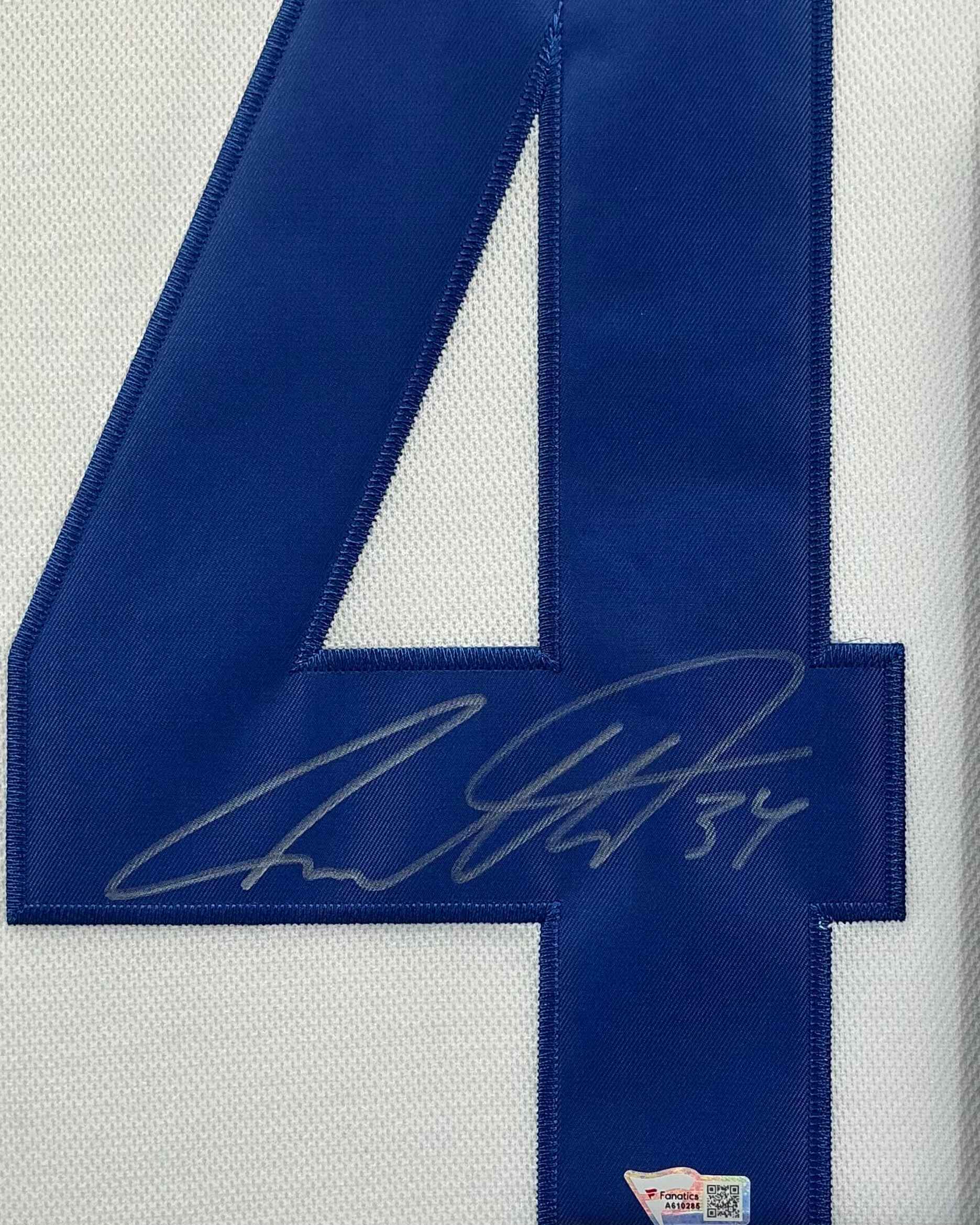Toronto Maple Leafs Auston Matthews Signed Jersey Framed