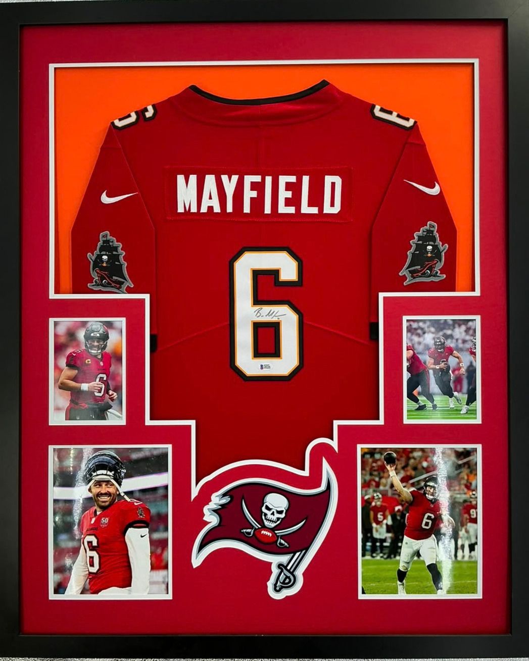 Baker Mayfield Signed Jersey Framed