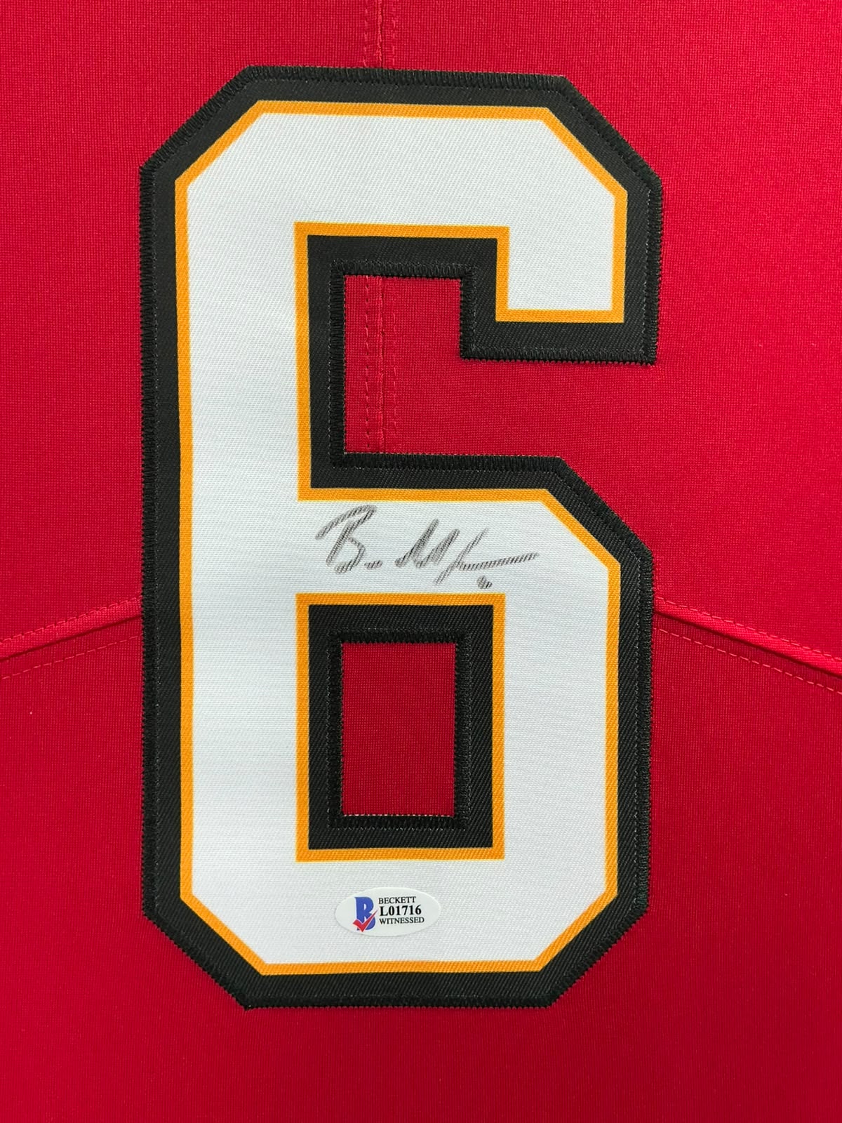 Baker Mayfield Signed Jersey Framed