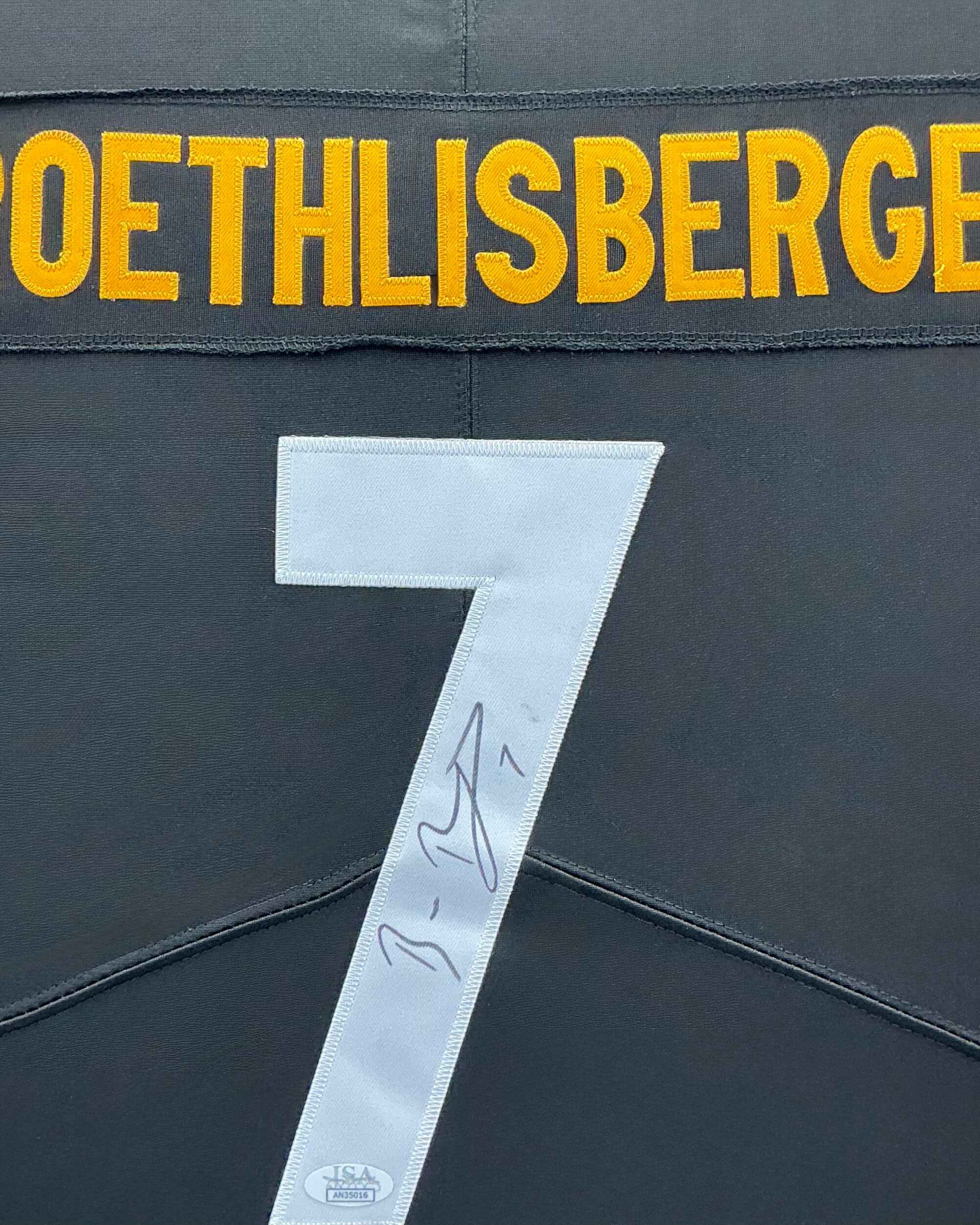 Pittsburgh Steelers Ben Roethlisberger Signed Jersey Framed