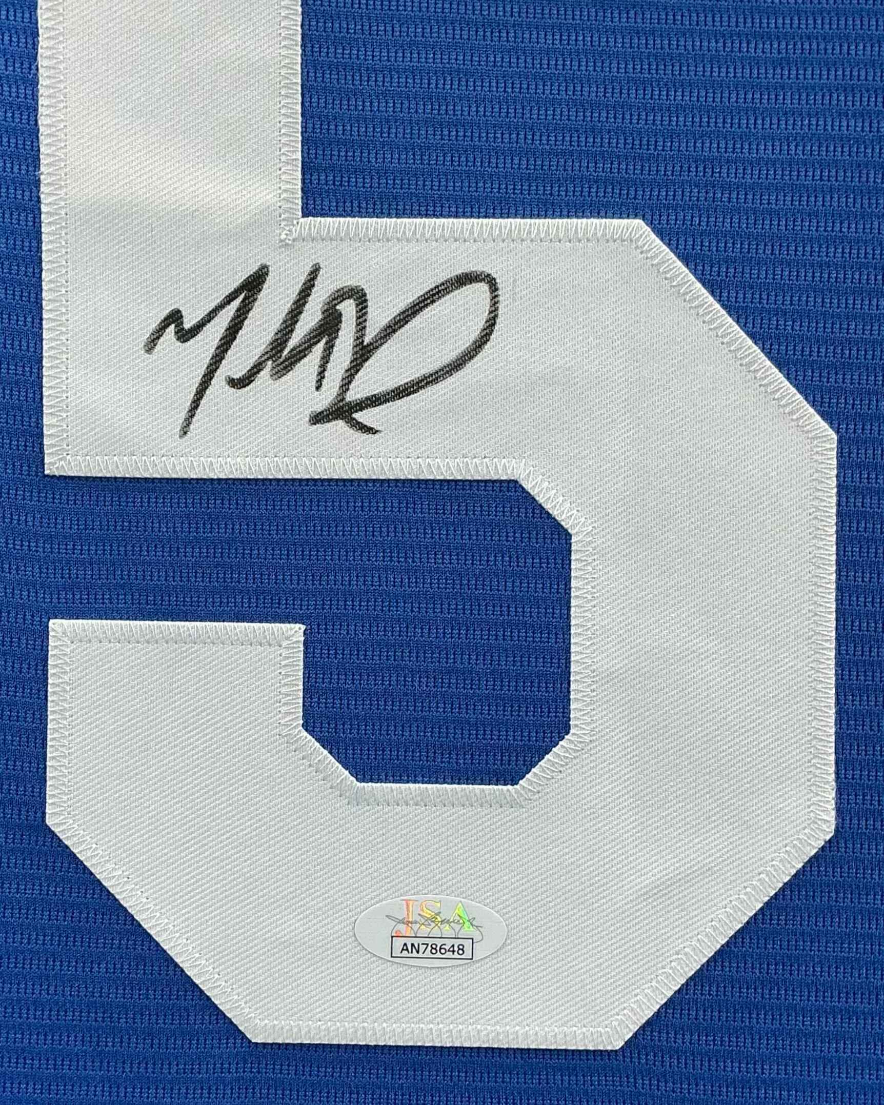 Los Angeles Dodgers Mookie Betts Signed Jersey Framed