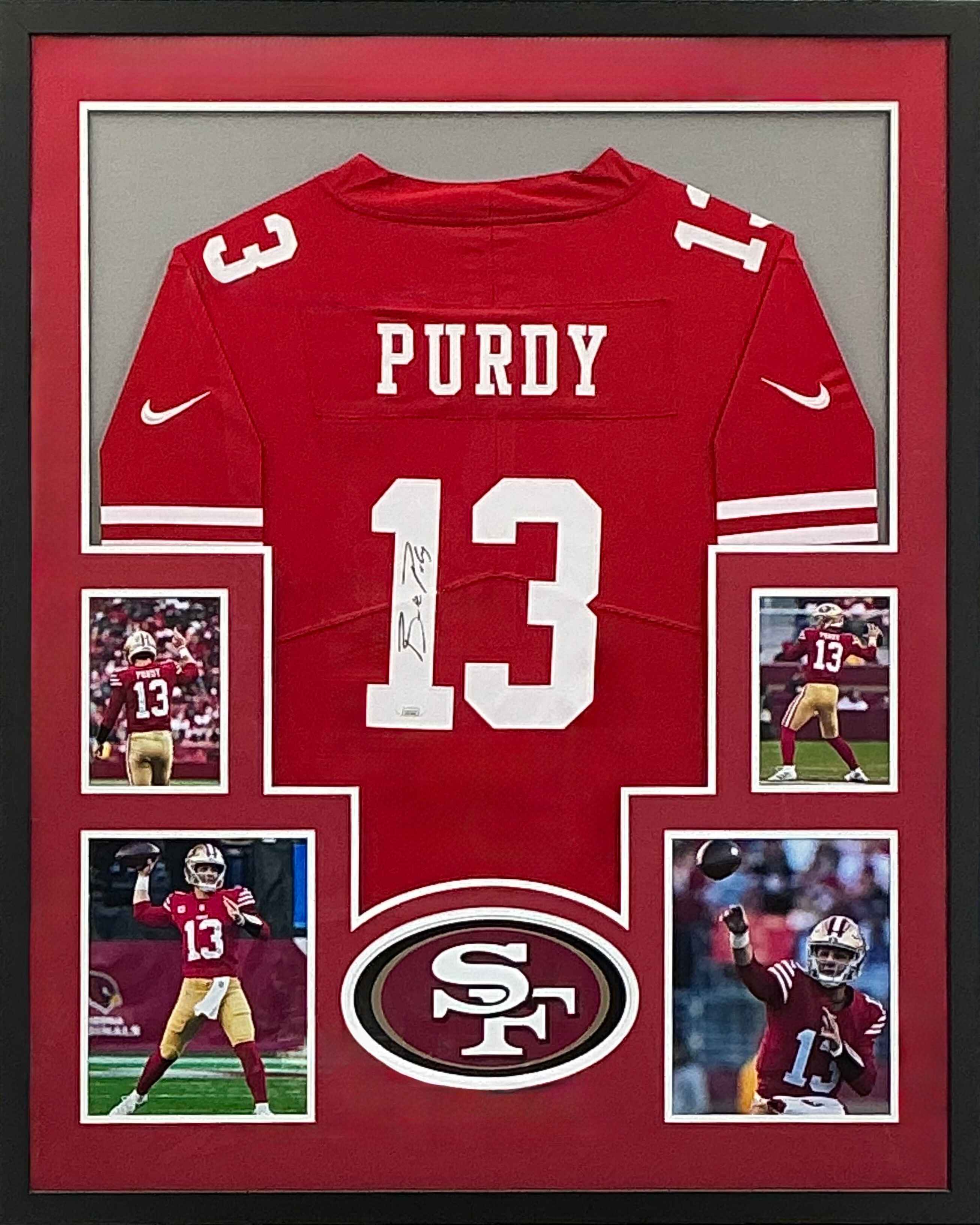 San Francisco 49ers Brock Purdy Signed Jersey Framed