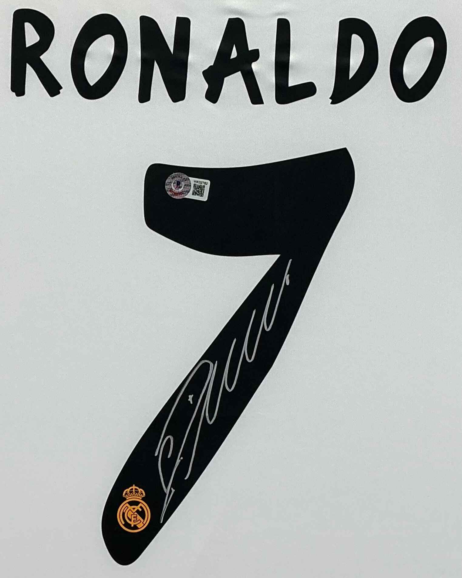 Real Madrid Cristiano Ronaldo Signed Jersey Framed