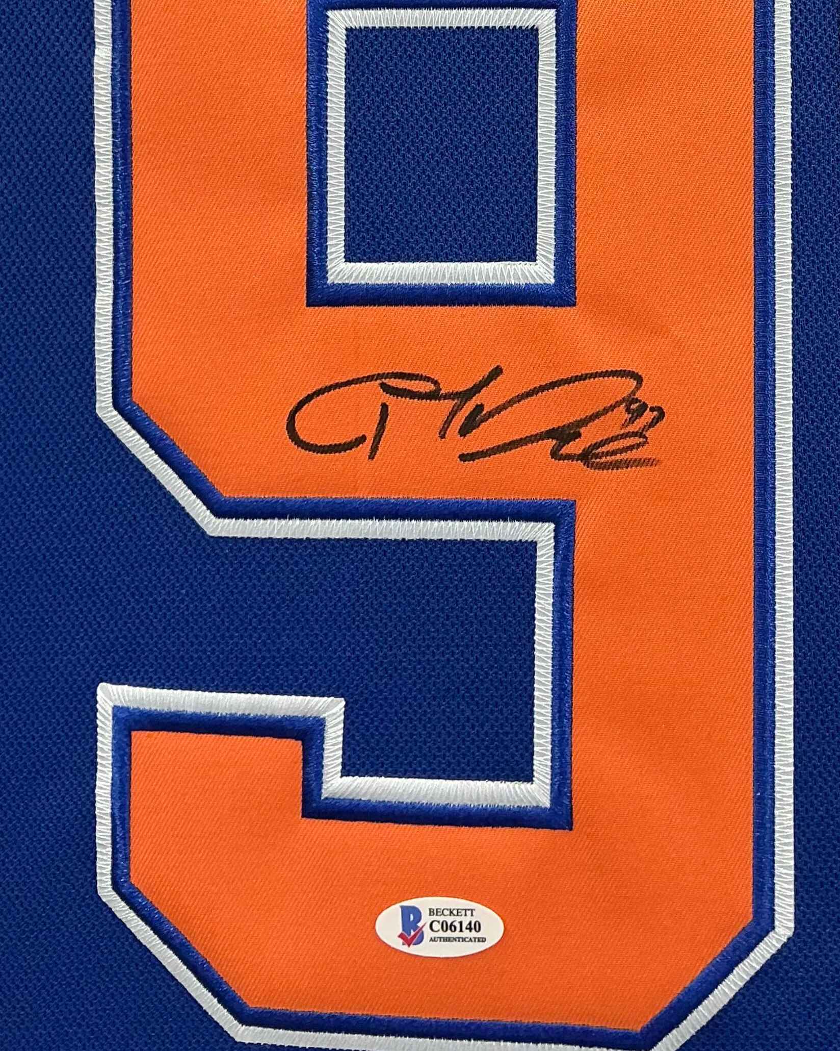 Edmonton Oilers Connor McDavid Signed Jersey Framed