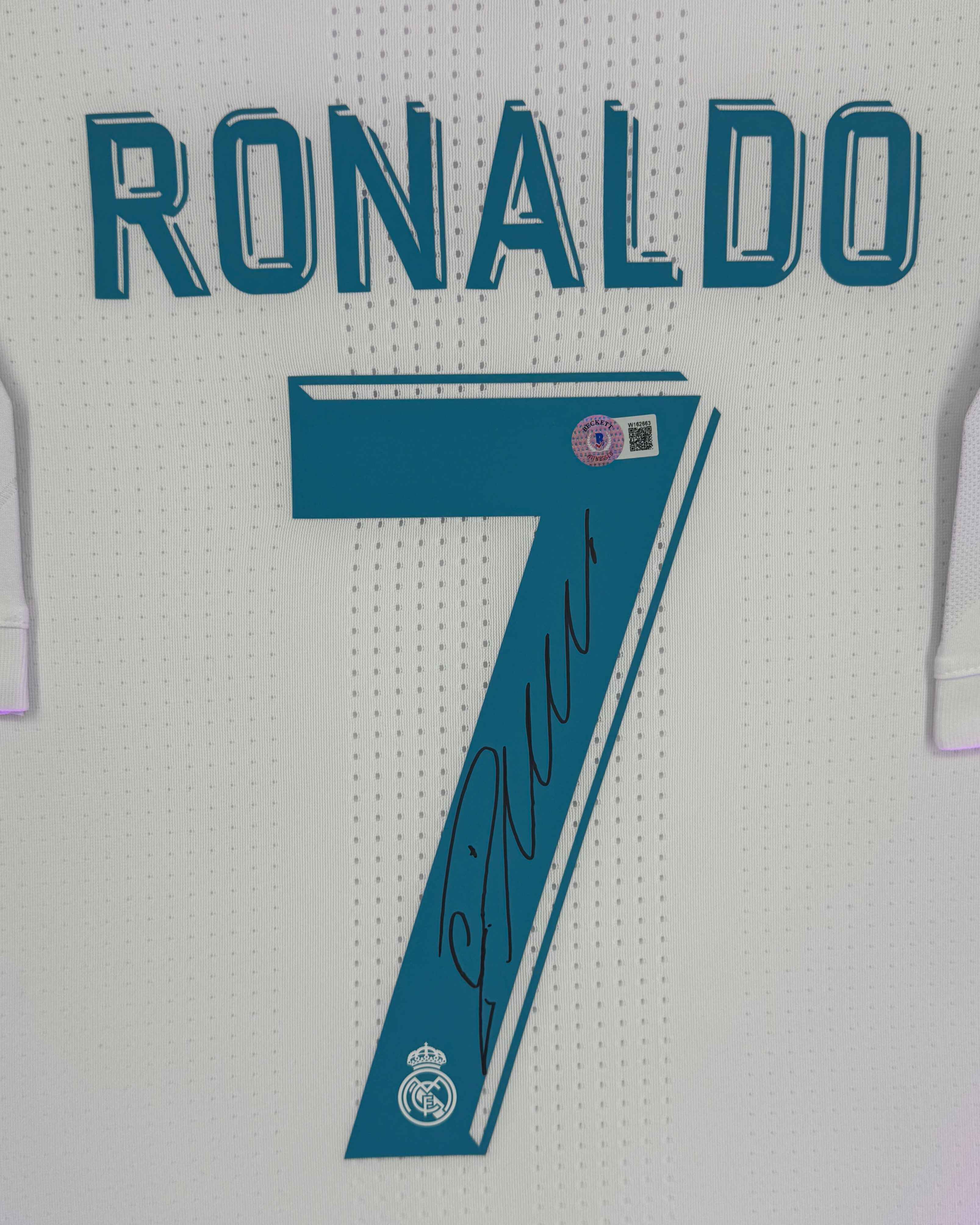 Real Madrid Cristiano Ronaldo Signed Jersey Framed