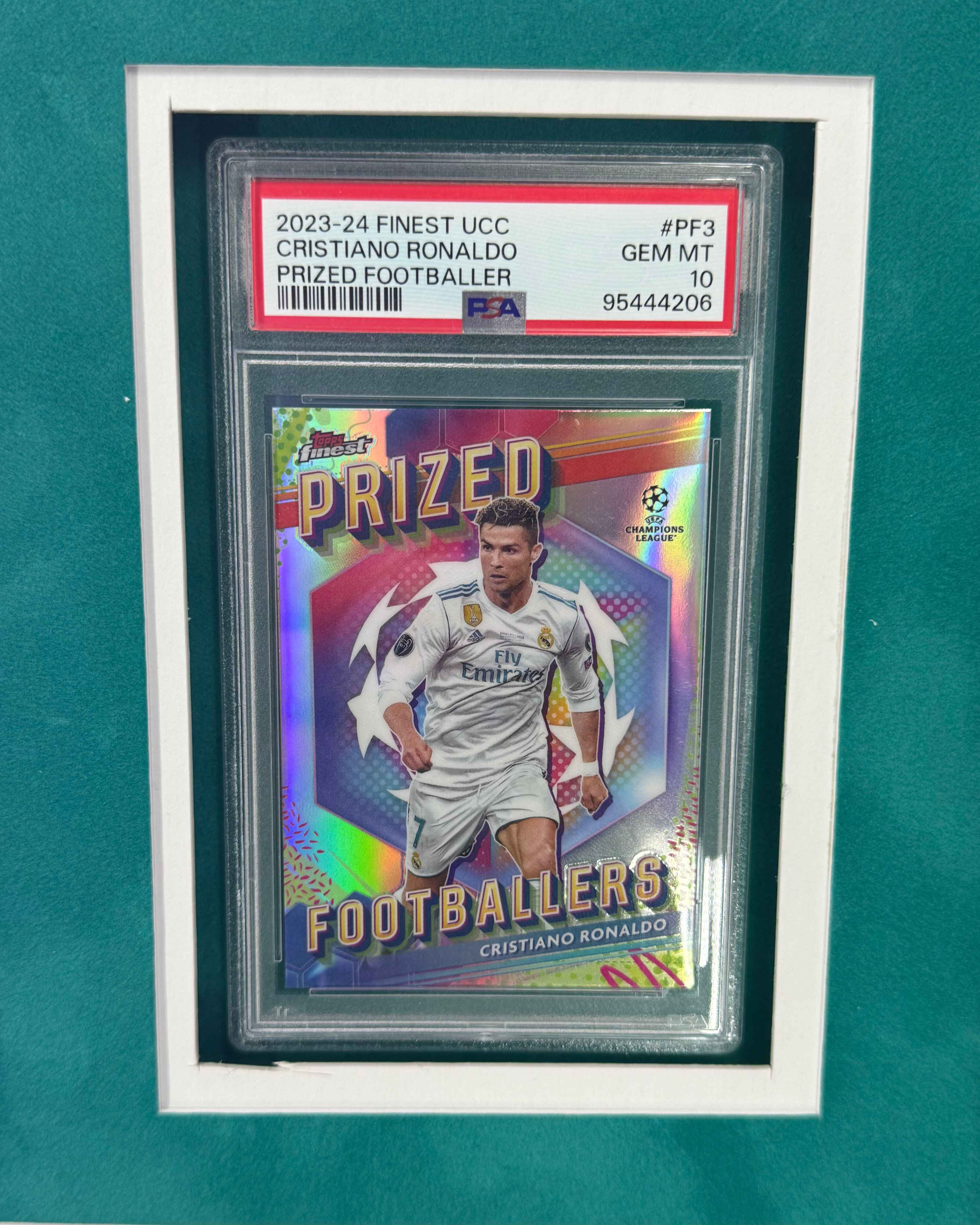 Real Madrid Cristiano Ronaldo Signed Jersey Framed