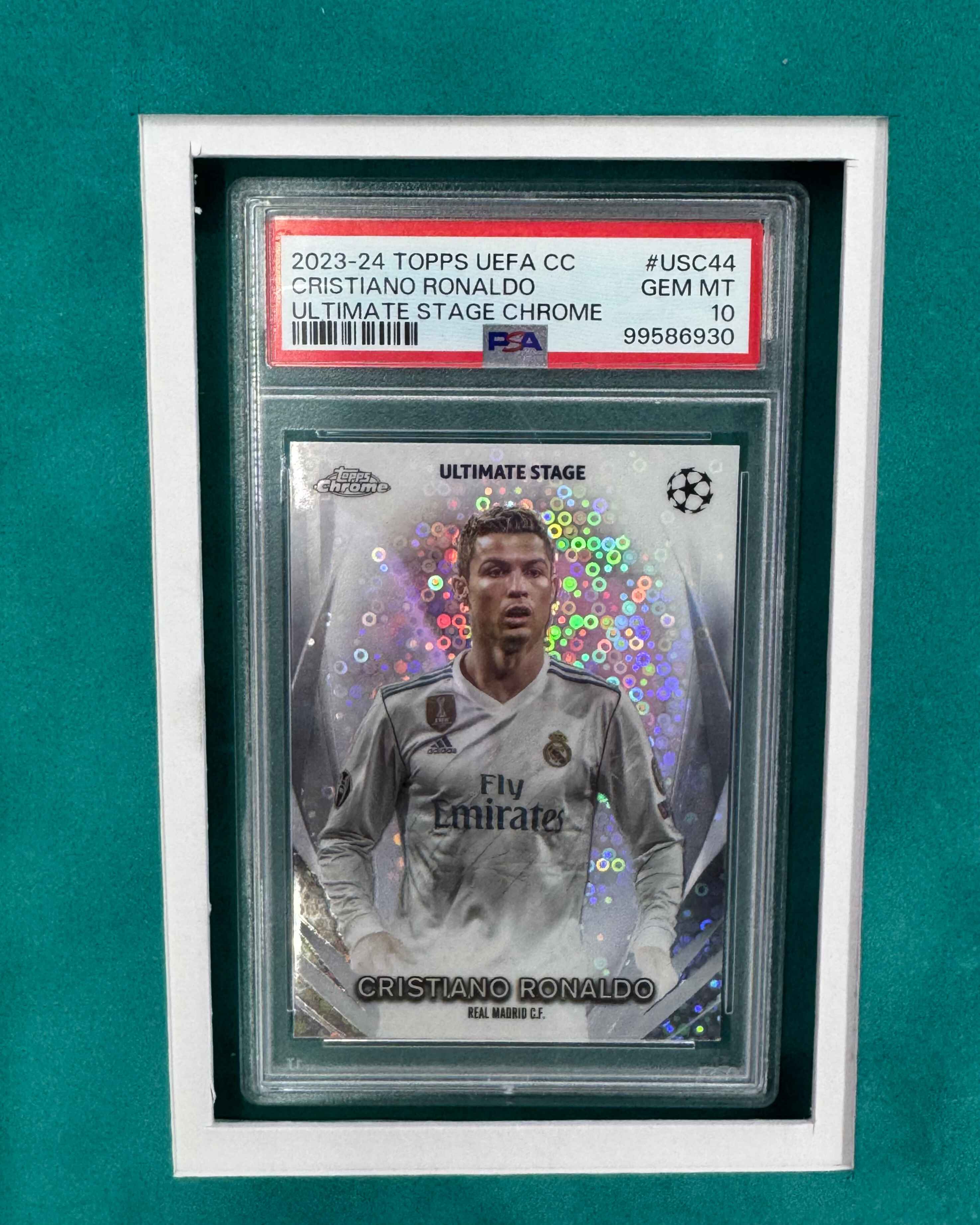 Real Madrid Cristiano Ronaldo Signed Jersey Framed