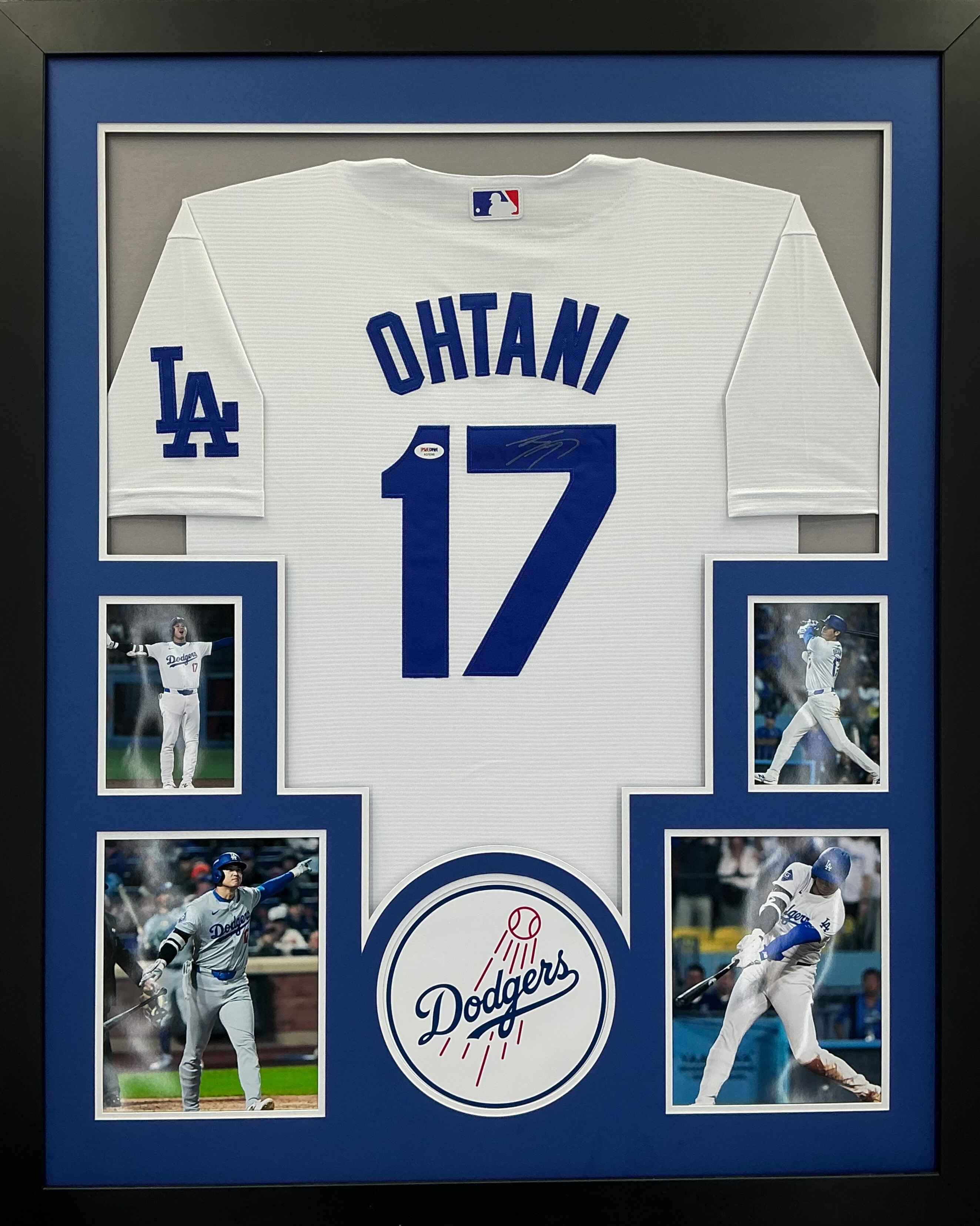 Los Angeles Dodgers Shohei Ohtani Signed Jersey Framed