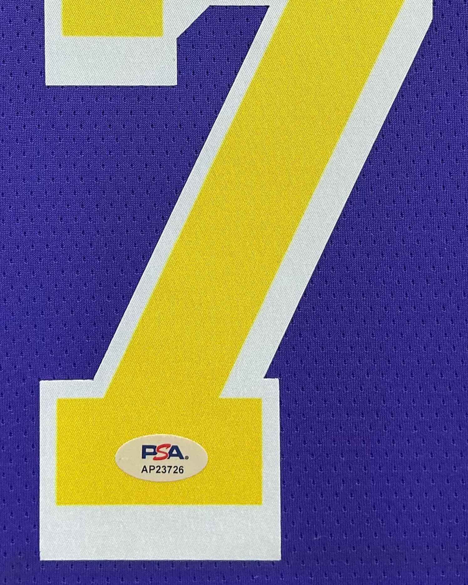 Los Angeles Lakers Luka Doncic Signed jersey Framed