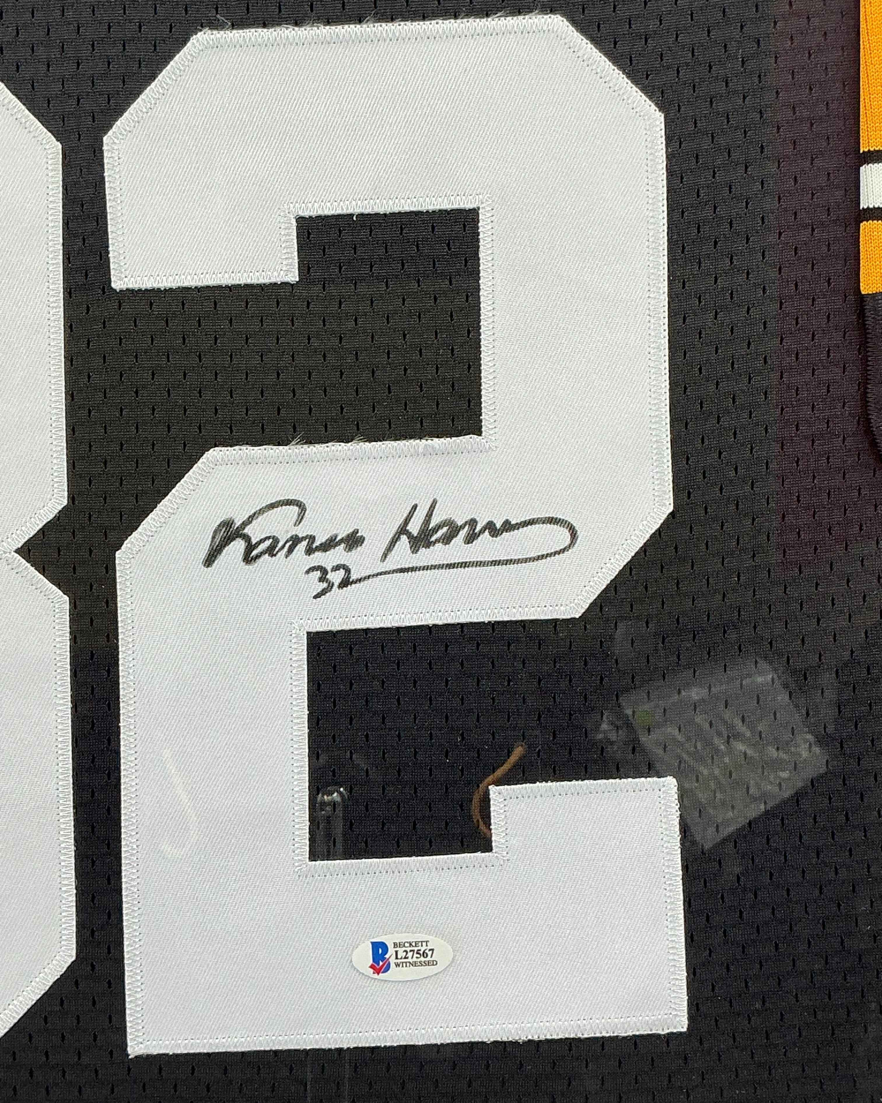 Pittsburgh Steelers Franco Harris Signed Jersey Framed