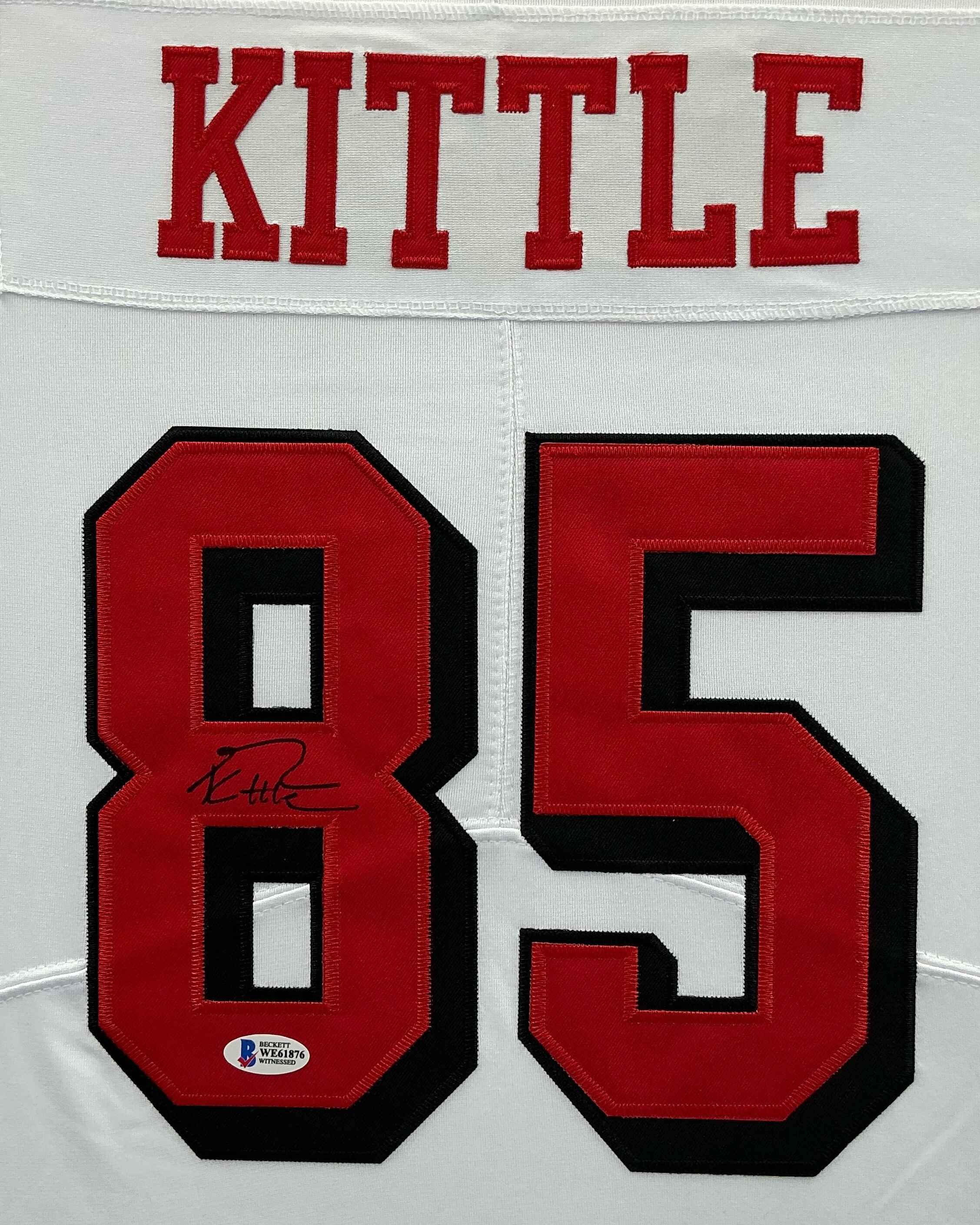 San Francisco 49ers George Kittle Signed Jersey Framed