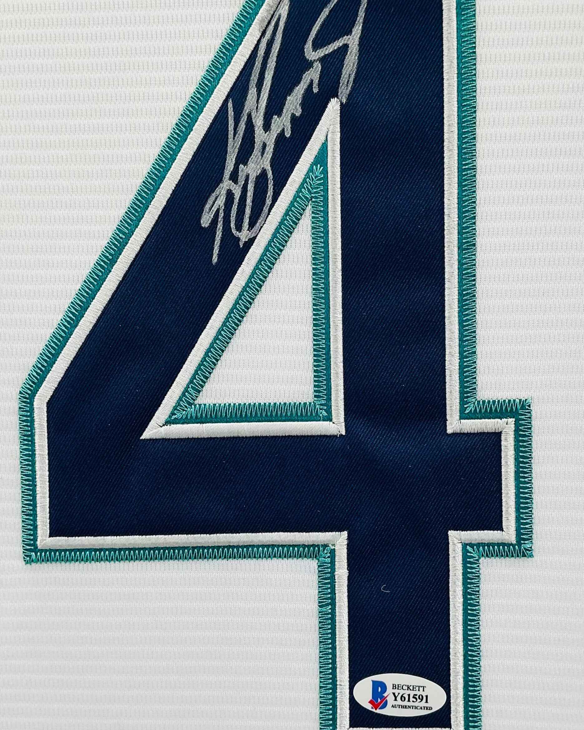 Seattle Mariners Ken Griffey Jr Signed Jersey Framed