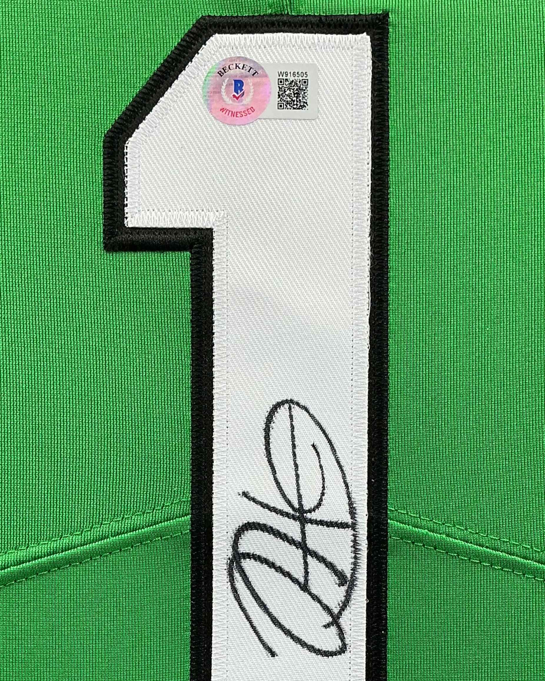 Philadelphia Eagles Jalen Hurts Signed Jersey Framed