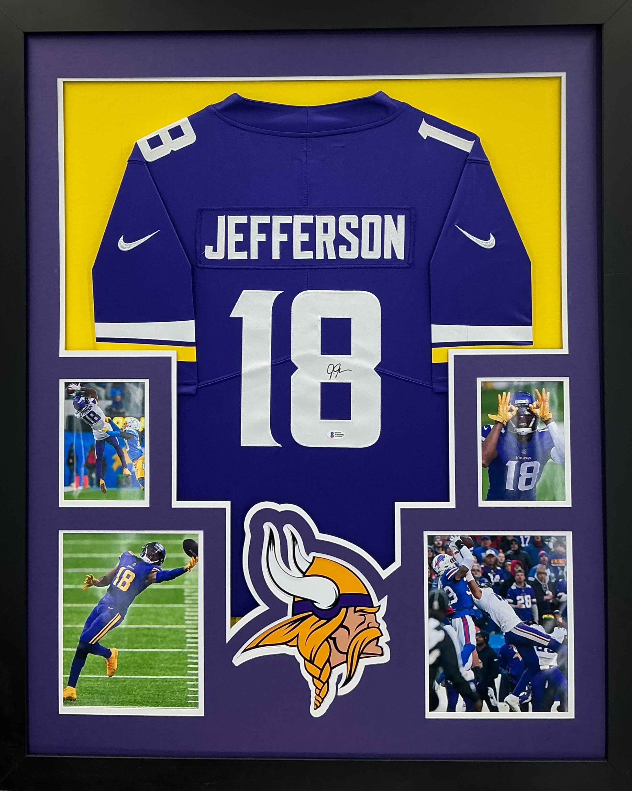 Minnesota Vikings Justin Jefferson Signed Jersey