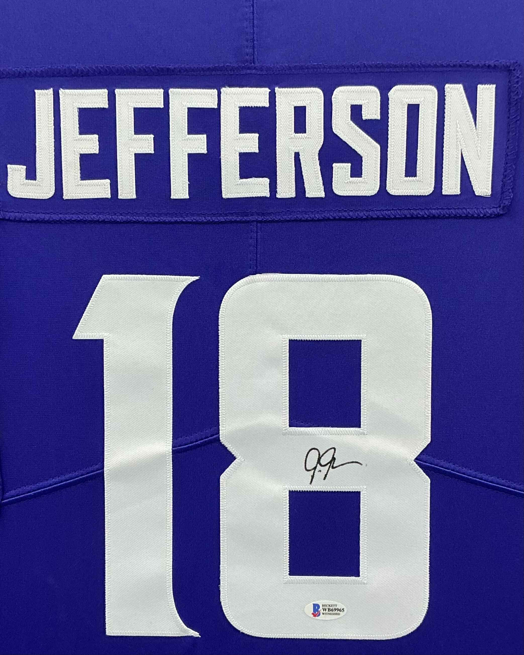 Minnesota Vikings Justin Jefferson Signed Jersey