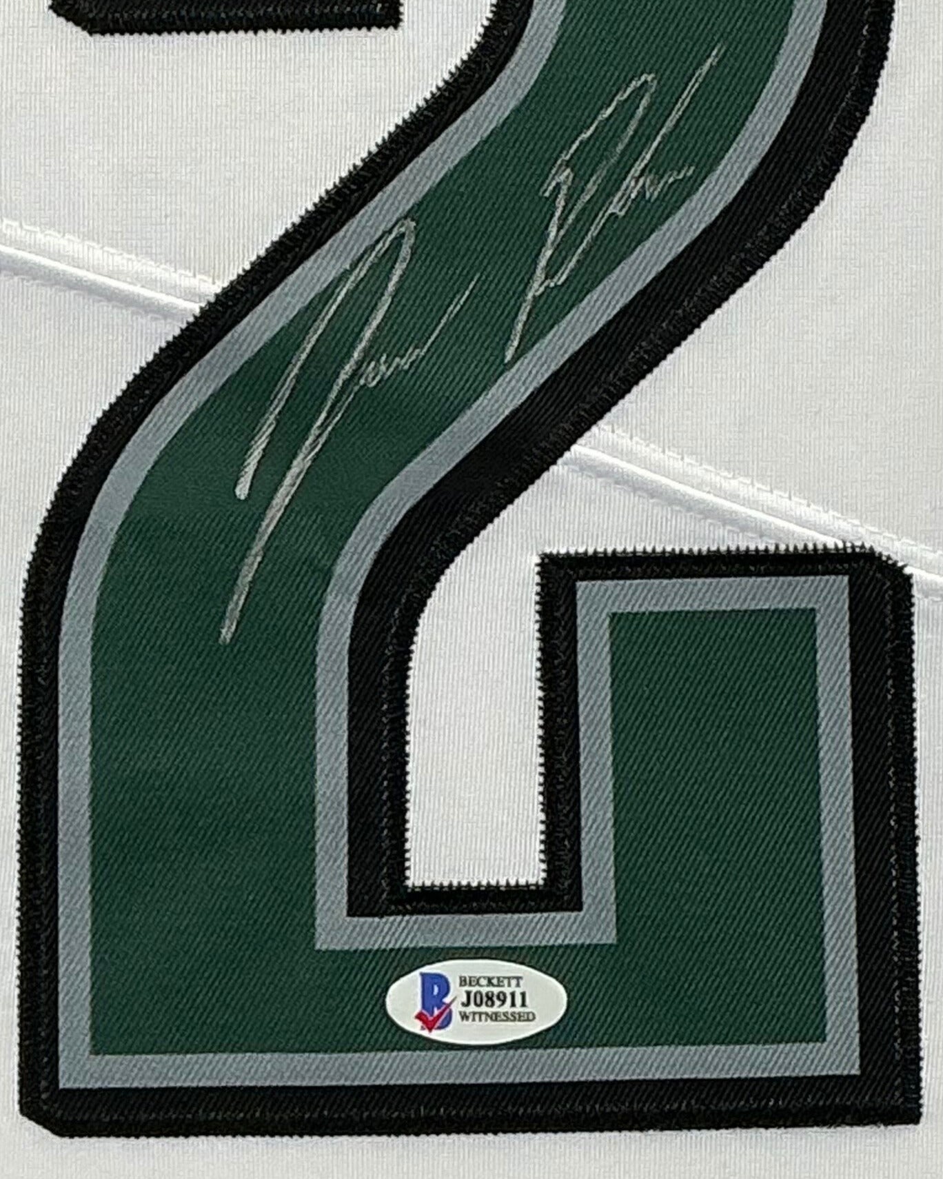 Philadelphia Eagles Jason Kelce Signed Jersey Framed