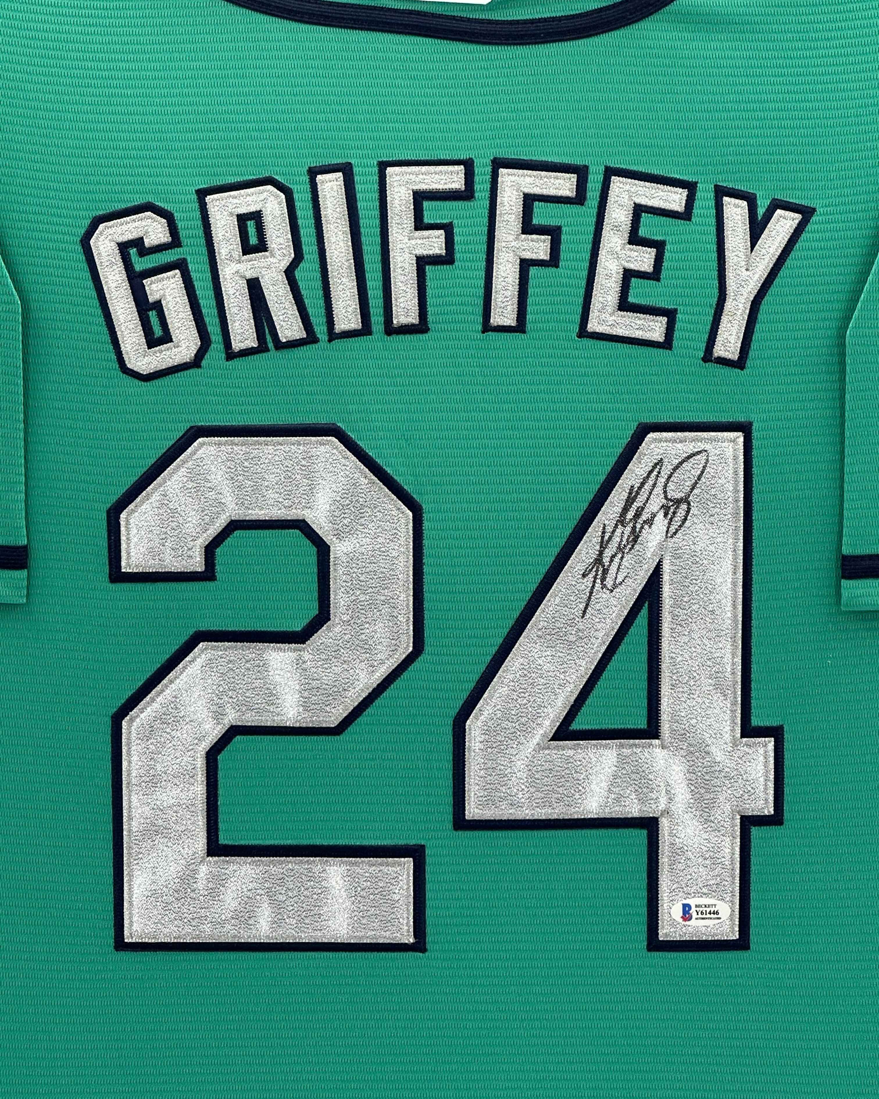 Seattle Mariners Ken Griffey Jr Signed Jersey Framed