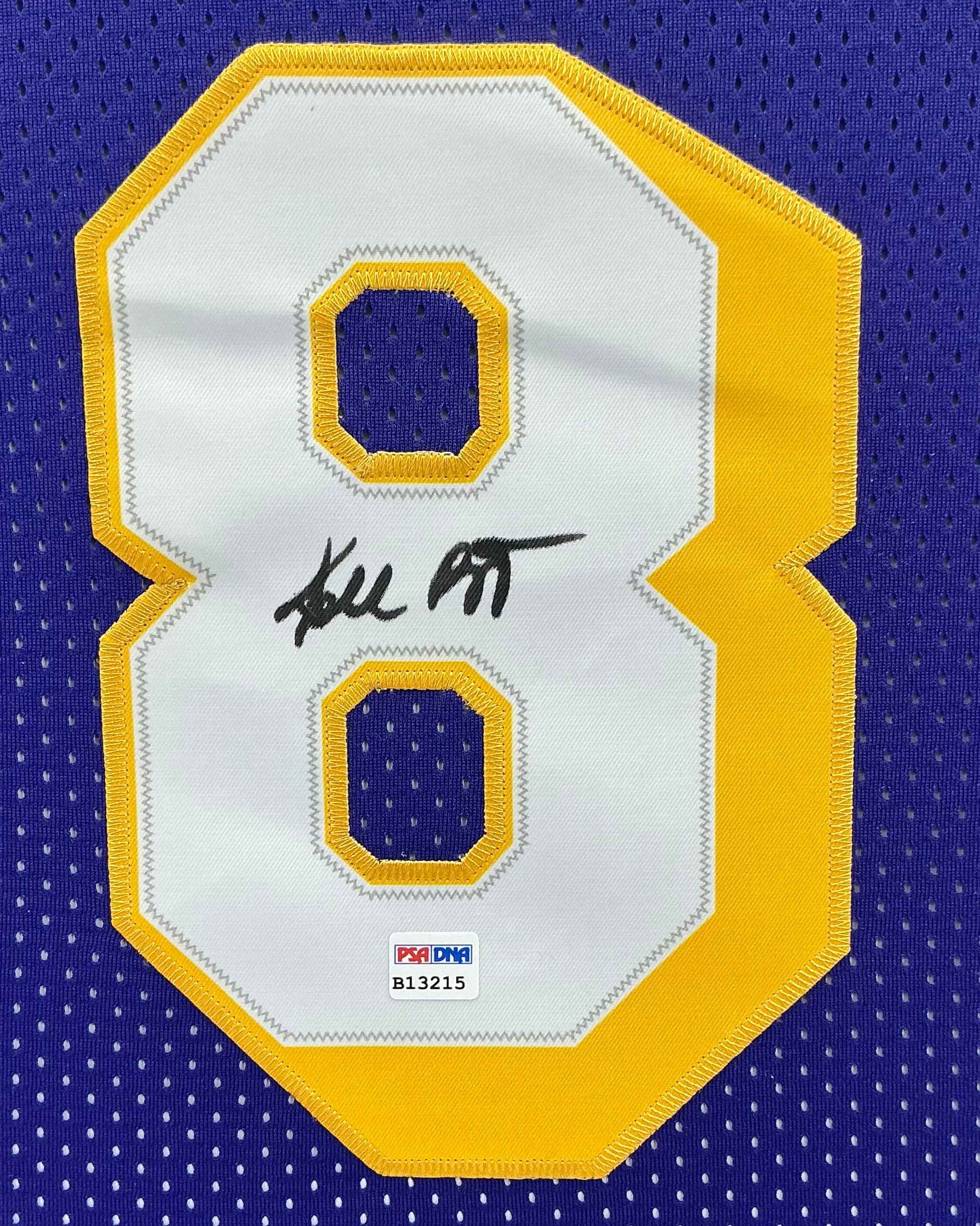 Los Angeles Lakers Kobe Bryant Signed Jersey Framed